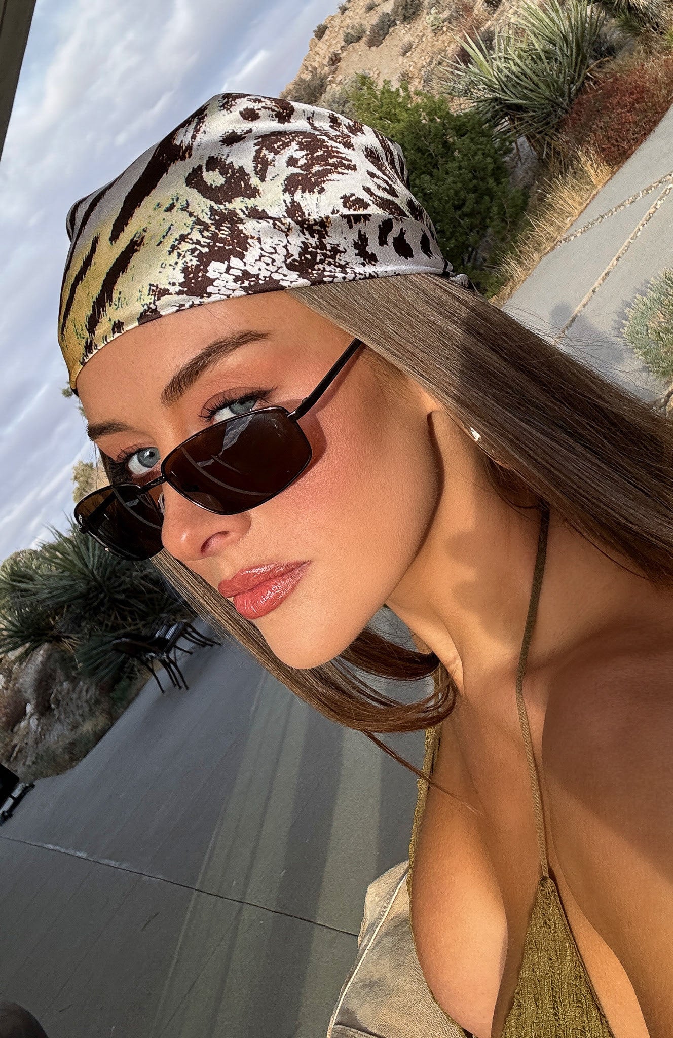 Premium Leopard Print Head Scarf - Ultimate Festival Style