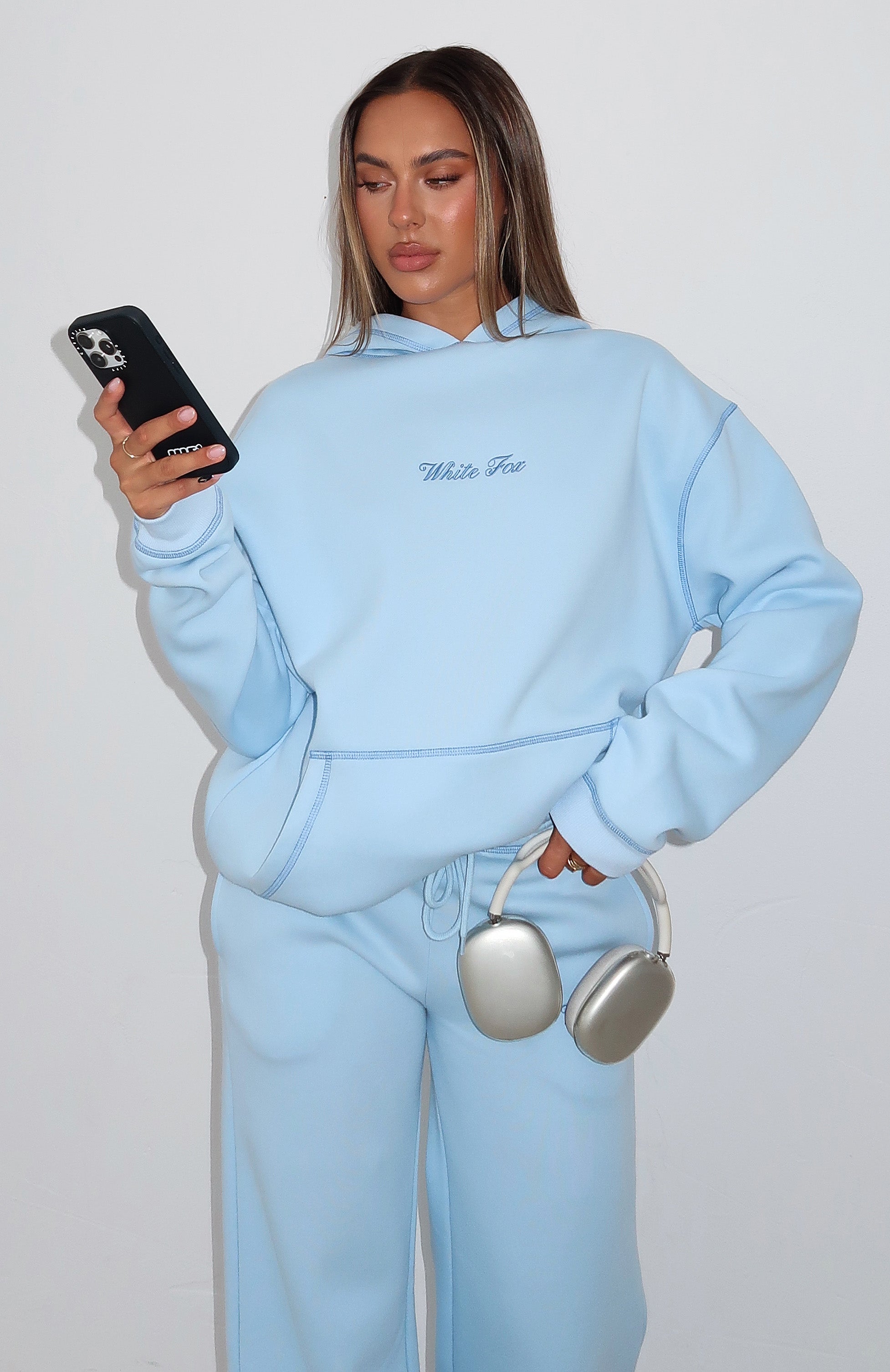 Premium Oversized Hoodie in Baby Blue | Ultimate Comfort
