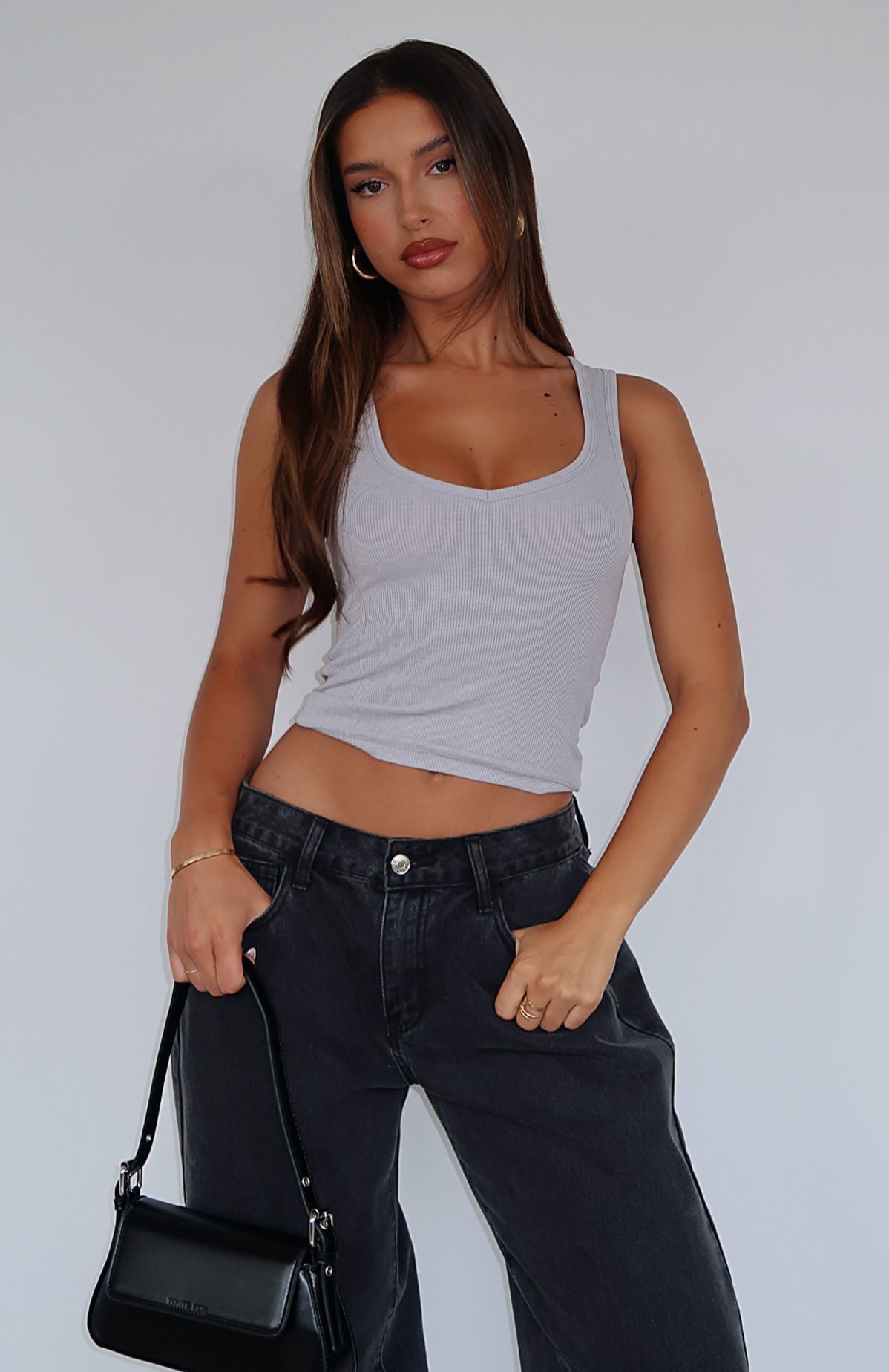 Ultimate Love Grey Tank Top