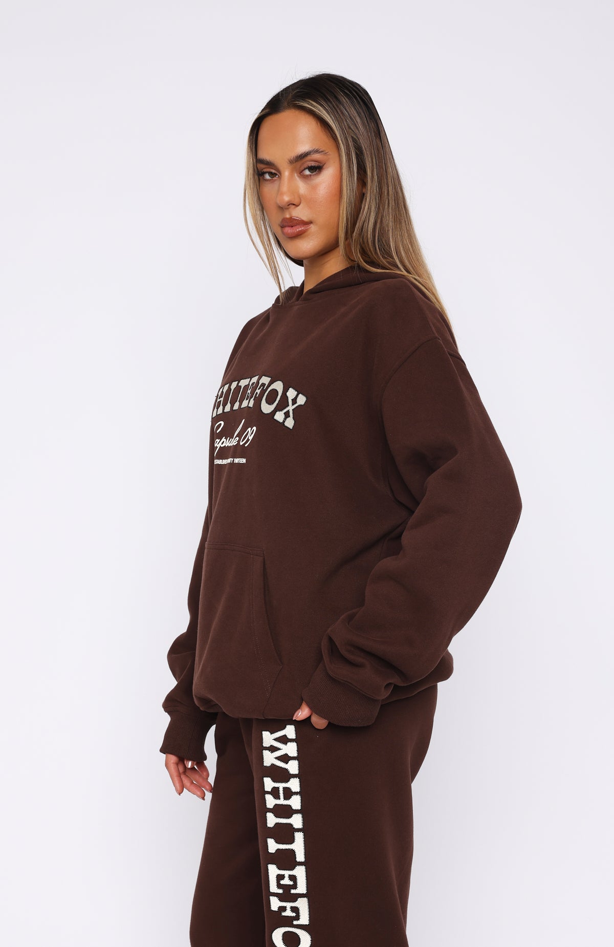 Ultimate Capsule 9 Catch A Vibe Oversized Hoodie - Espresso