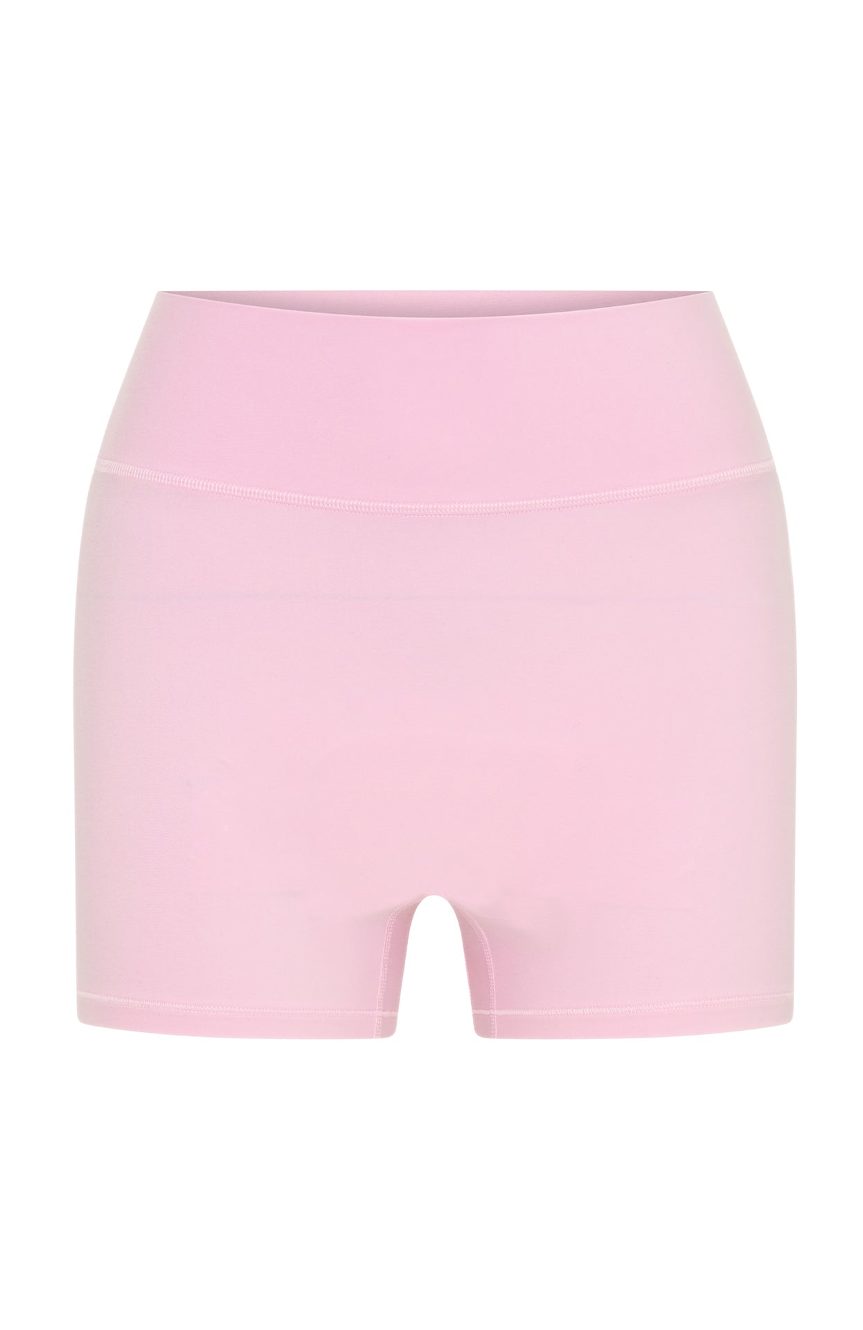 Premium High Waisted Workout Shorts - Ballet Pink