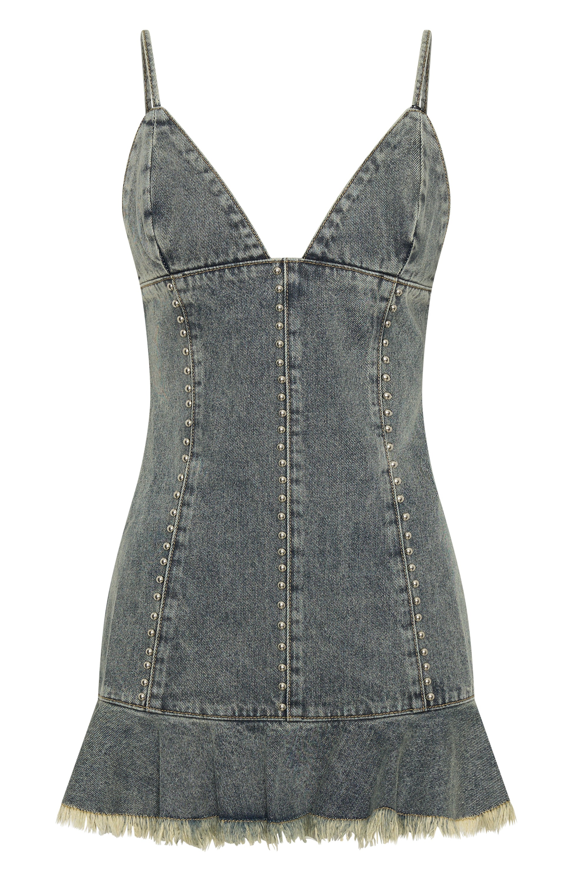 Ultimate Sweet & Sour Denim Mini Dress - Sand Wash Edition