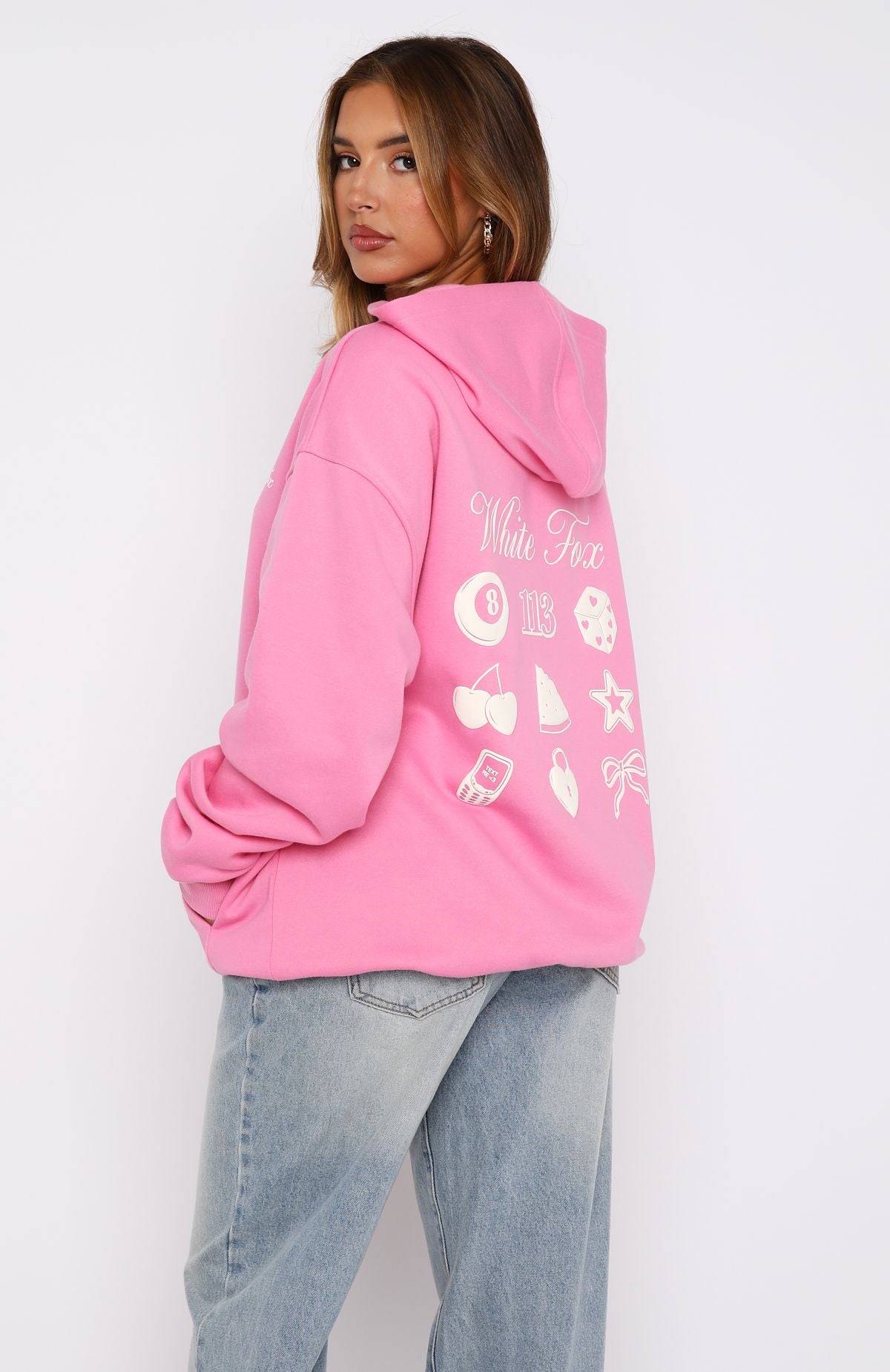 Premium Lucky Charms Oversized Hoodie - Pink