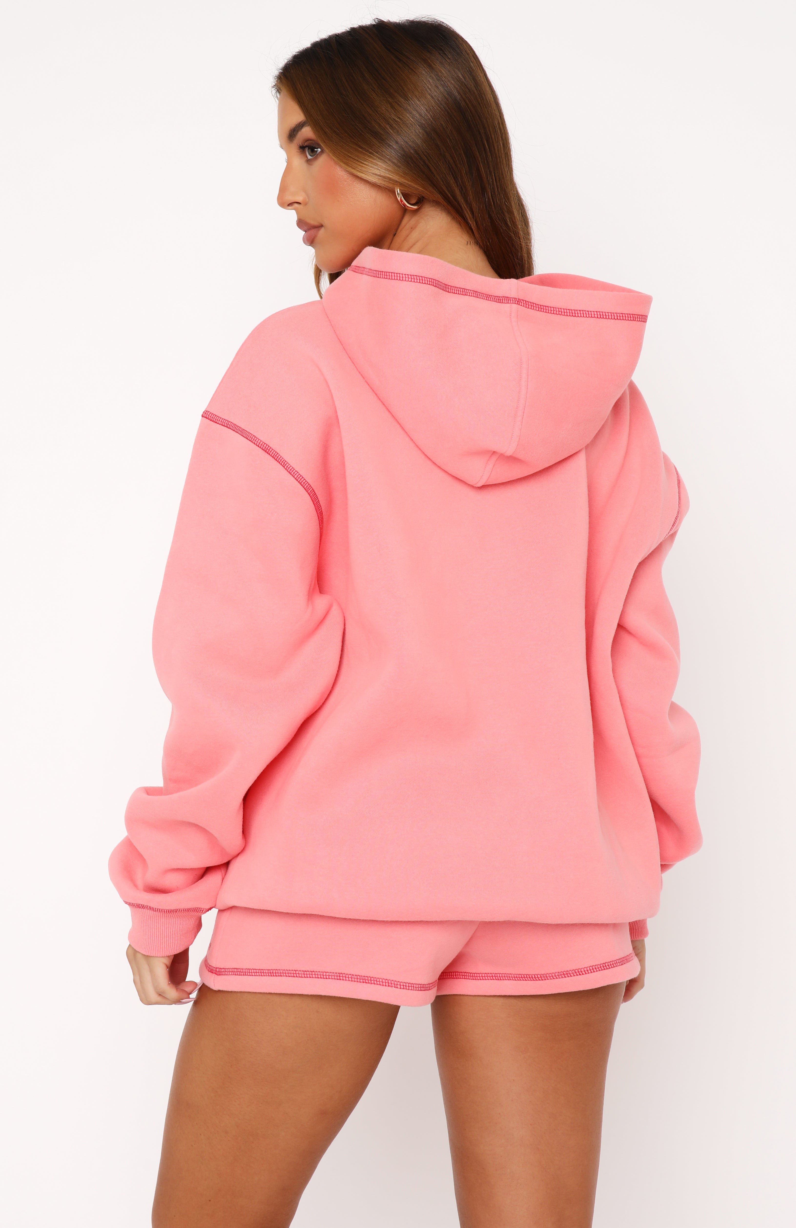 Ultimate Comfort Oversized Hoodie - Melon