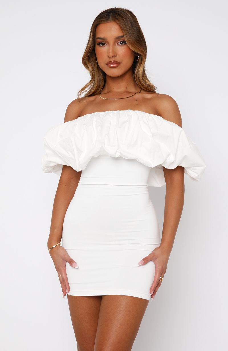 Ultimate Need A Rush Mini Dress - White