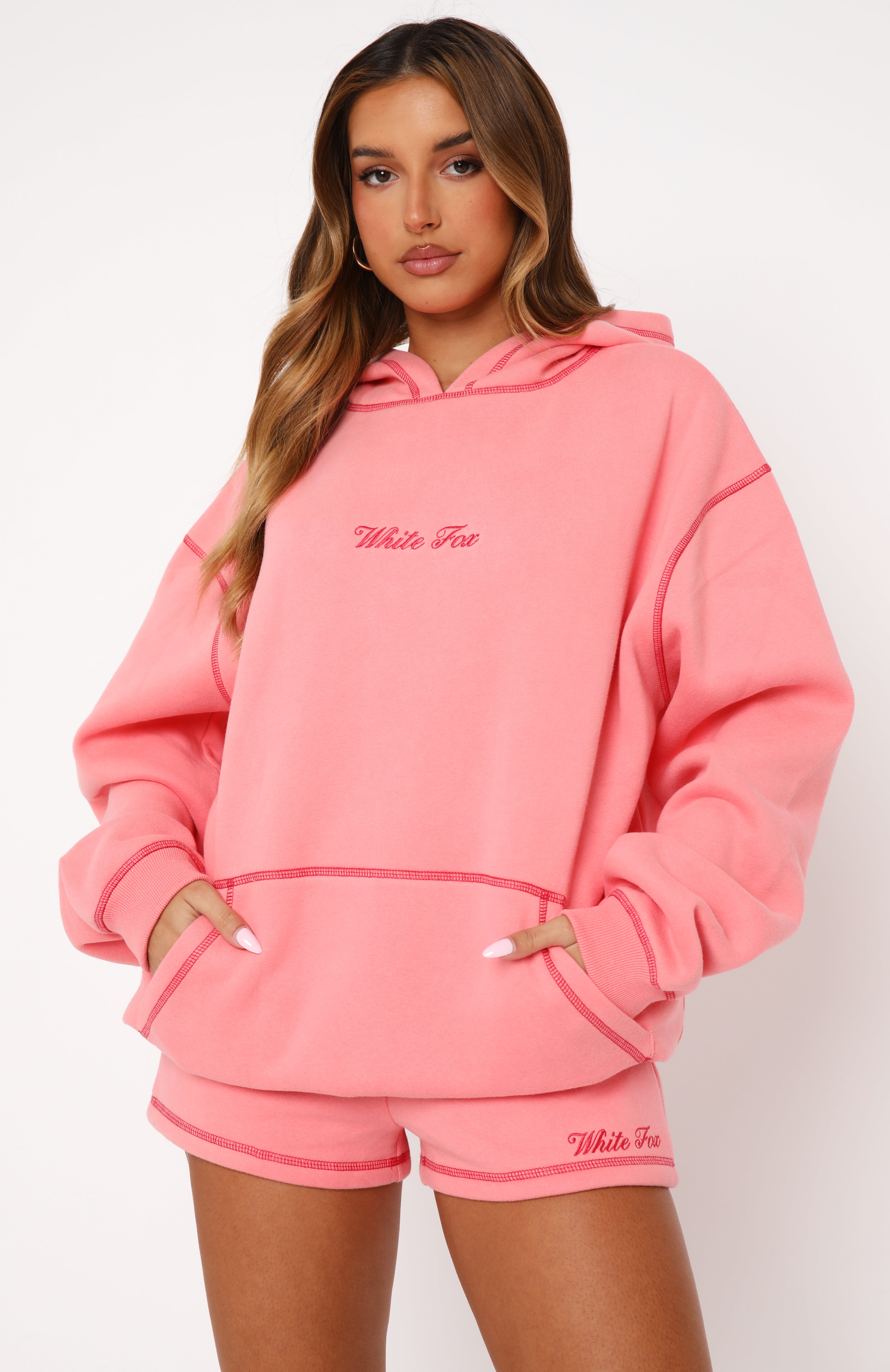 Ultimate Comfort Oversized Hoodie - Melon