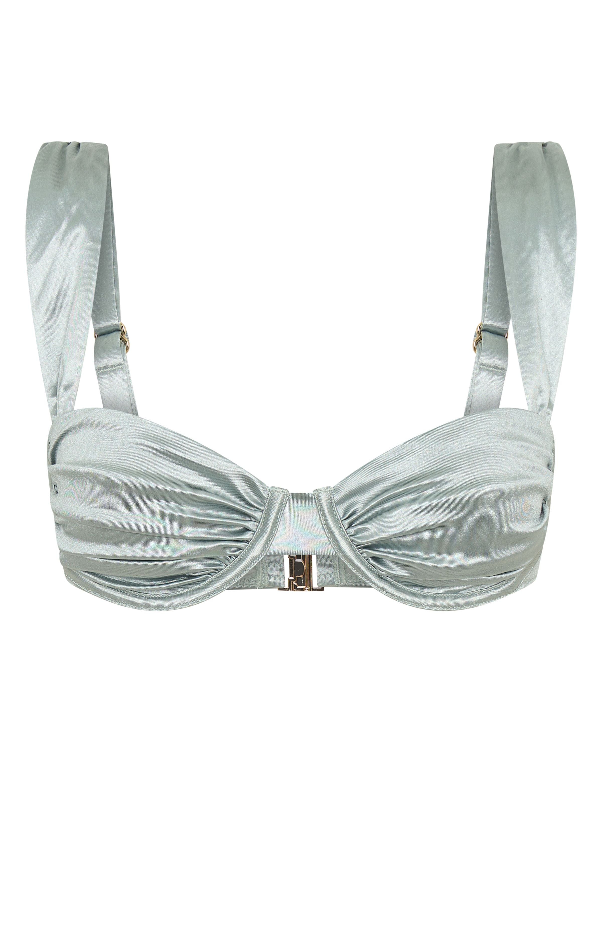 Premium Dani Bikini Top - Seafoam