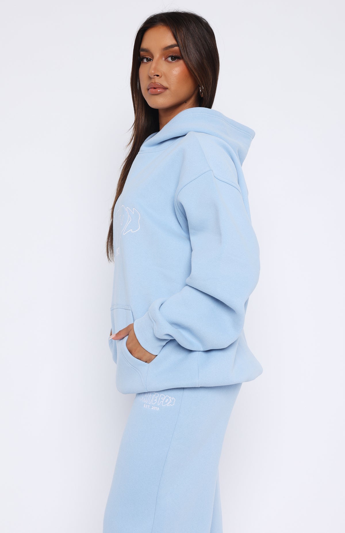 Ultimate Comfort Oversized Hoodie - Soft Blue