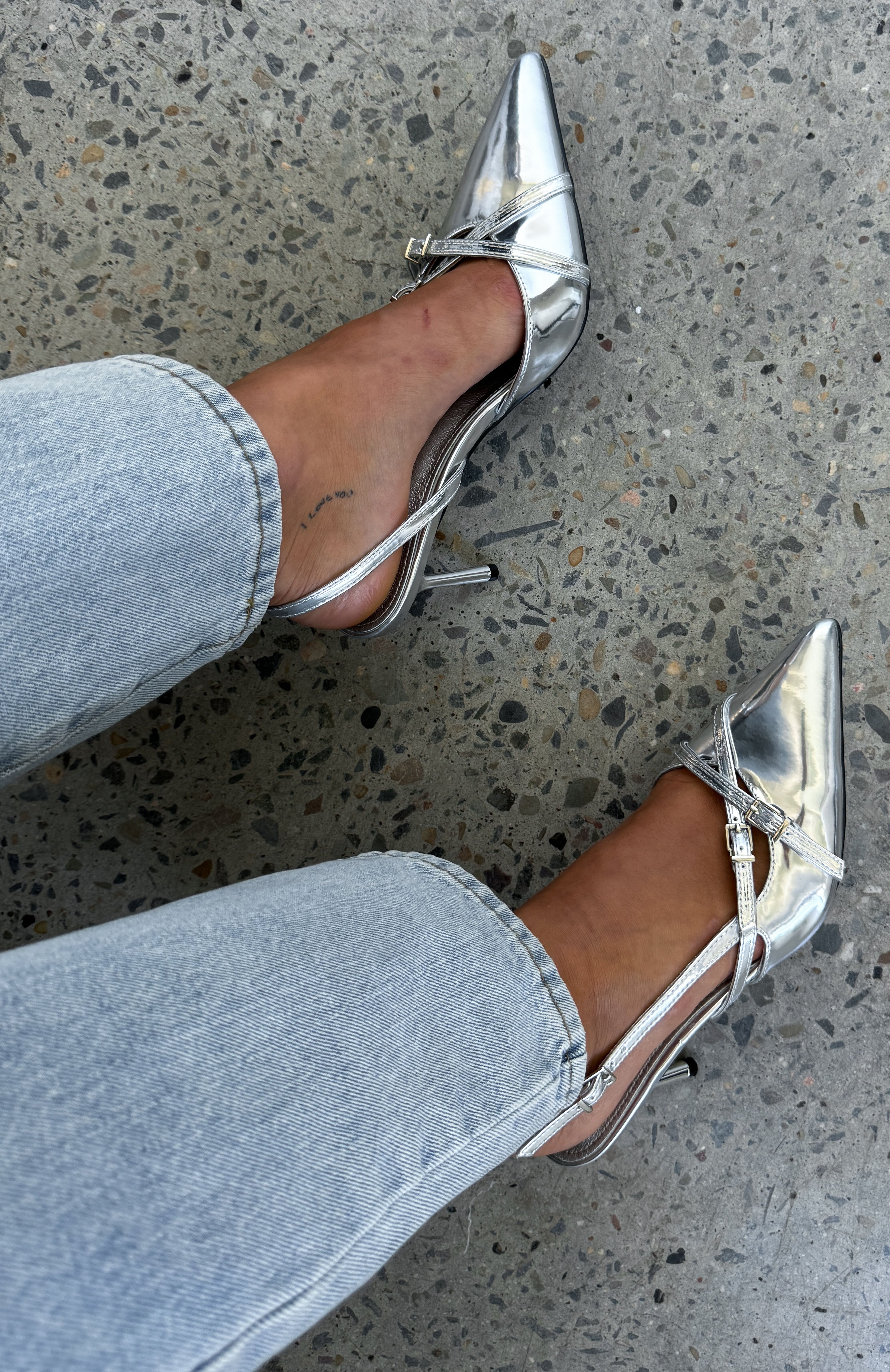 Premium End Game Heels in Silver - Ultimate Elegance