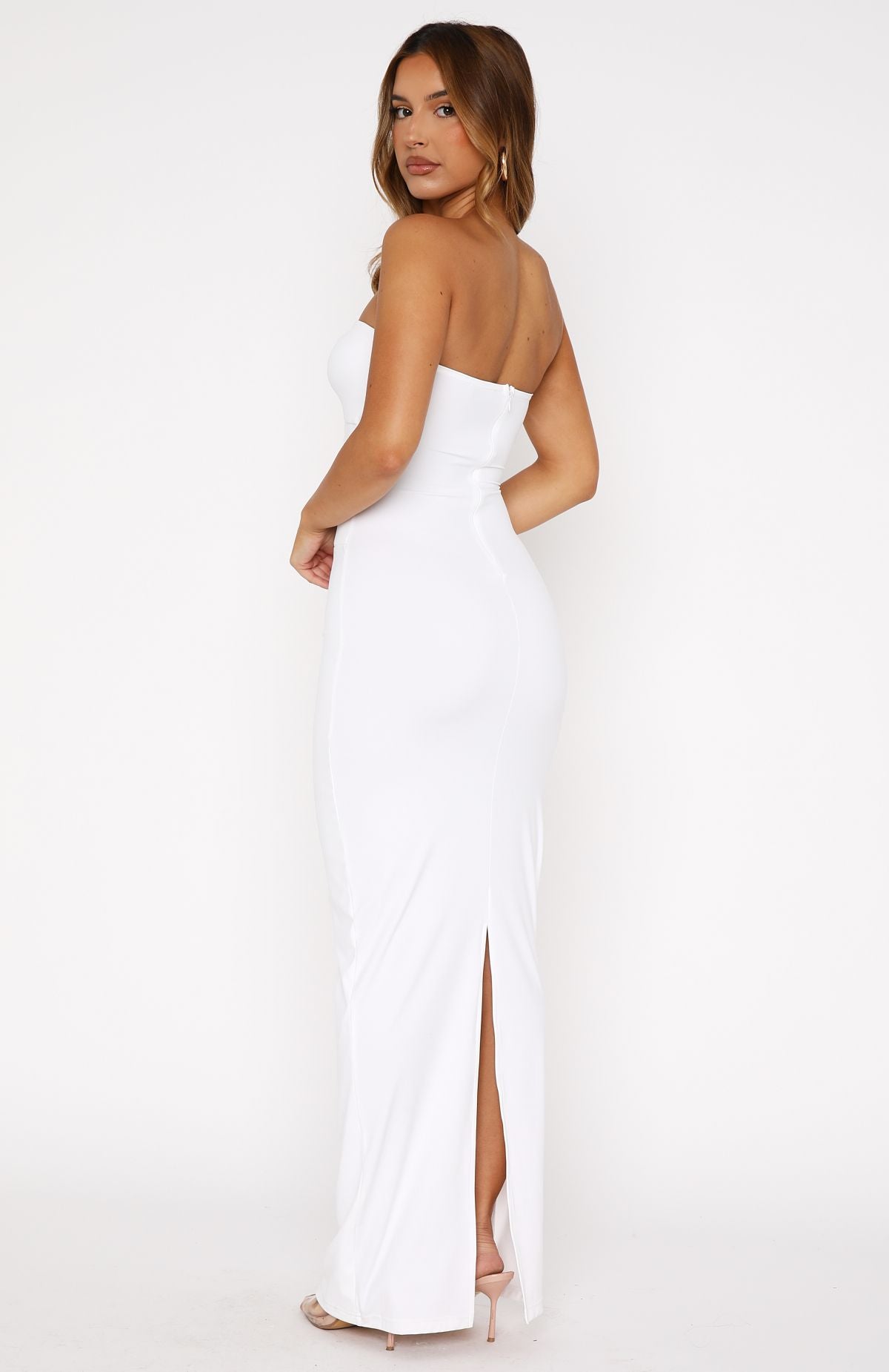 Ultimate Elegance Maxi Dress - White