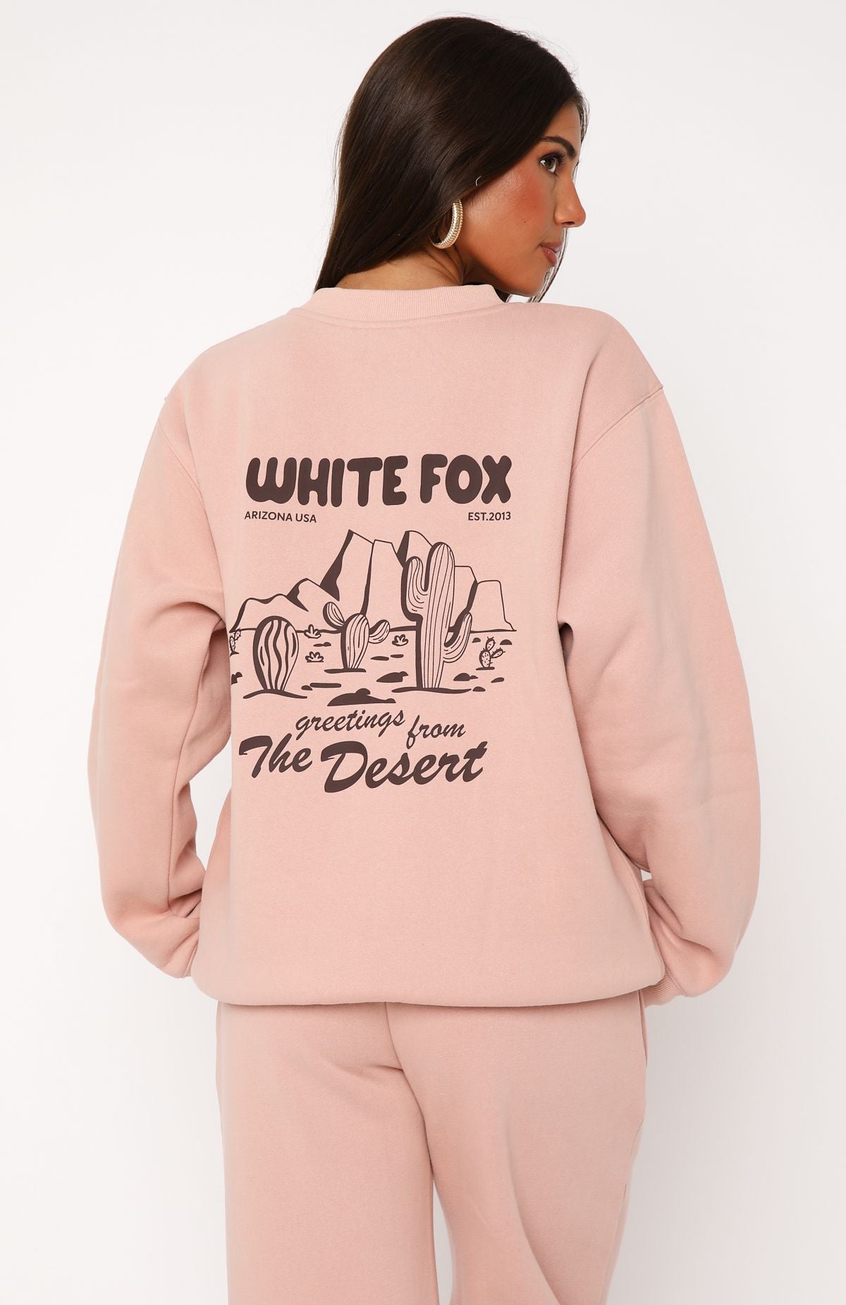 Premium In The Desert Oversized Sweater - Desert Pink