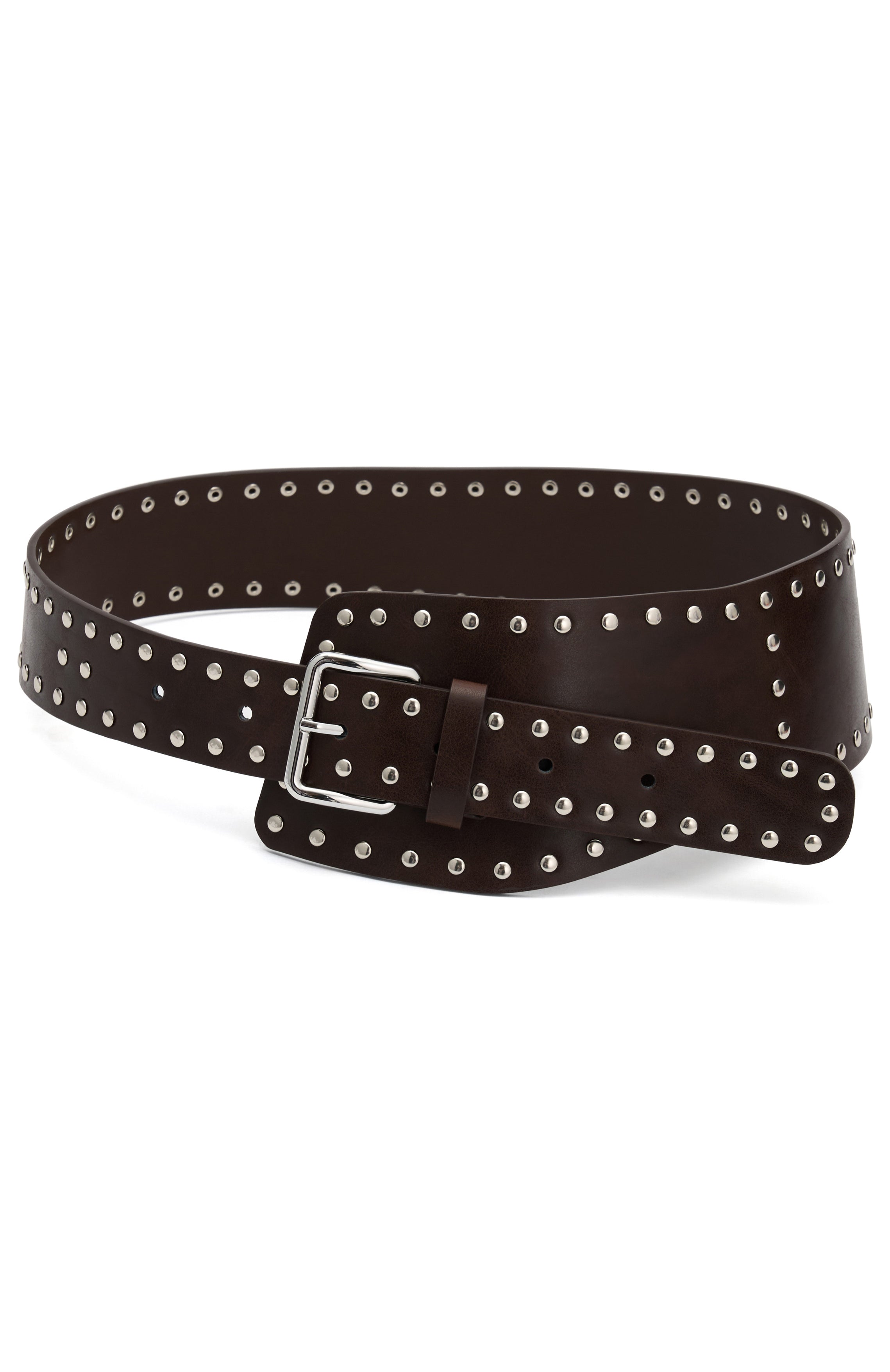 Premium Haydn Belt - Chocolate/Silver | Festive Style Essential