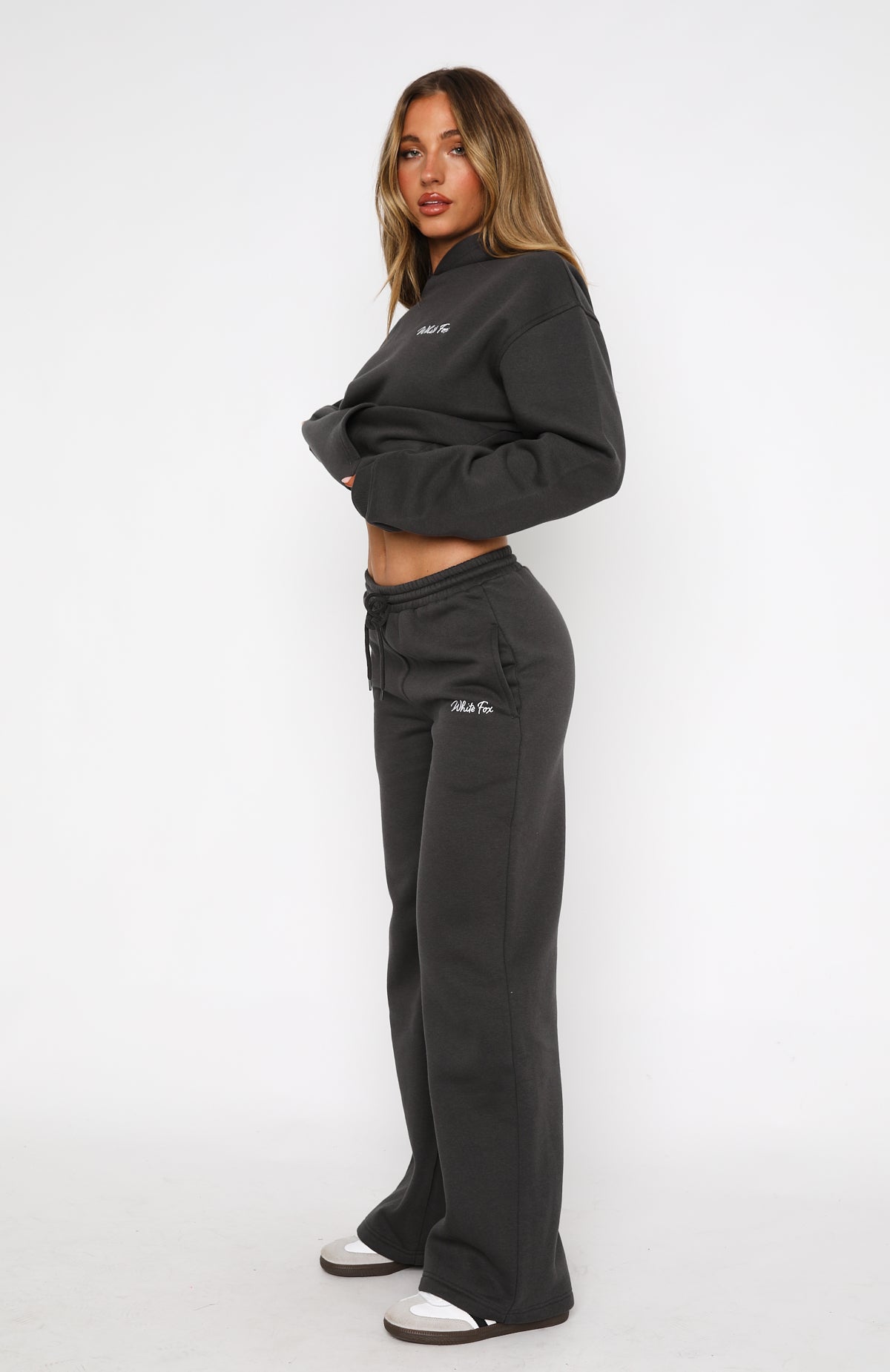 Premium Wide Leg Sweatpants Charcoal - Ultimate Comfort & Style