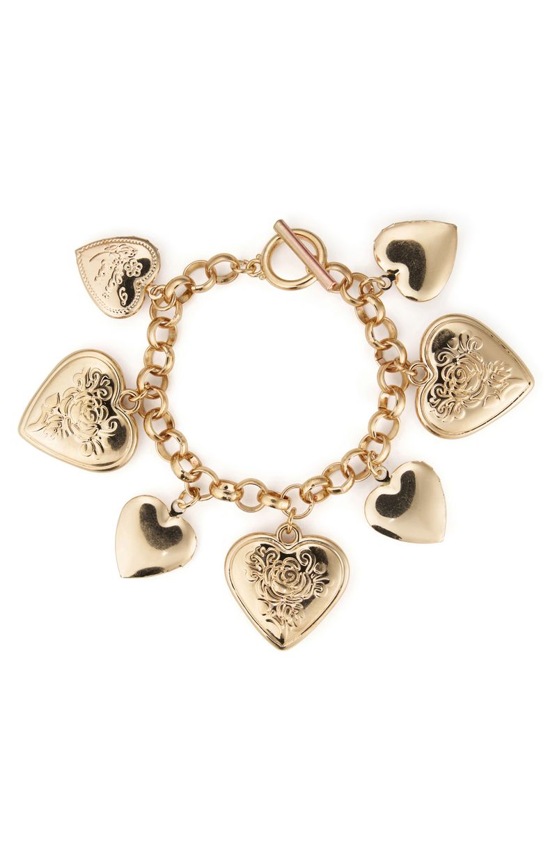 Premium Gisela Gold Heart Bracelet