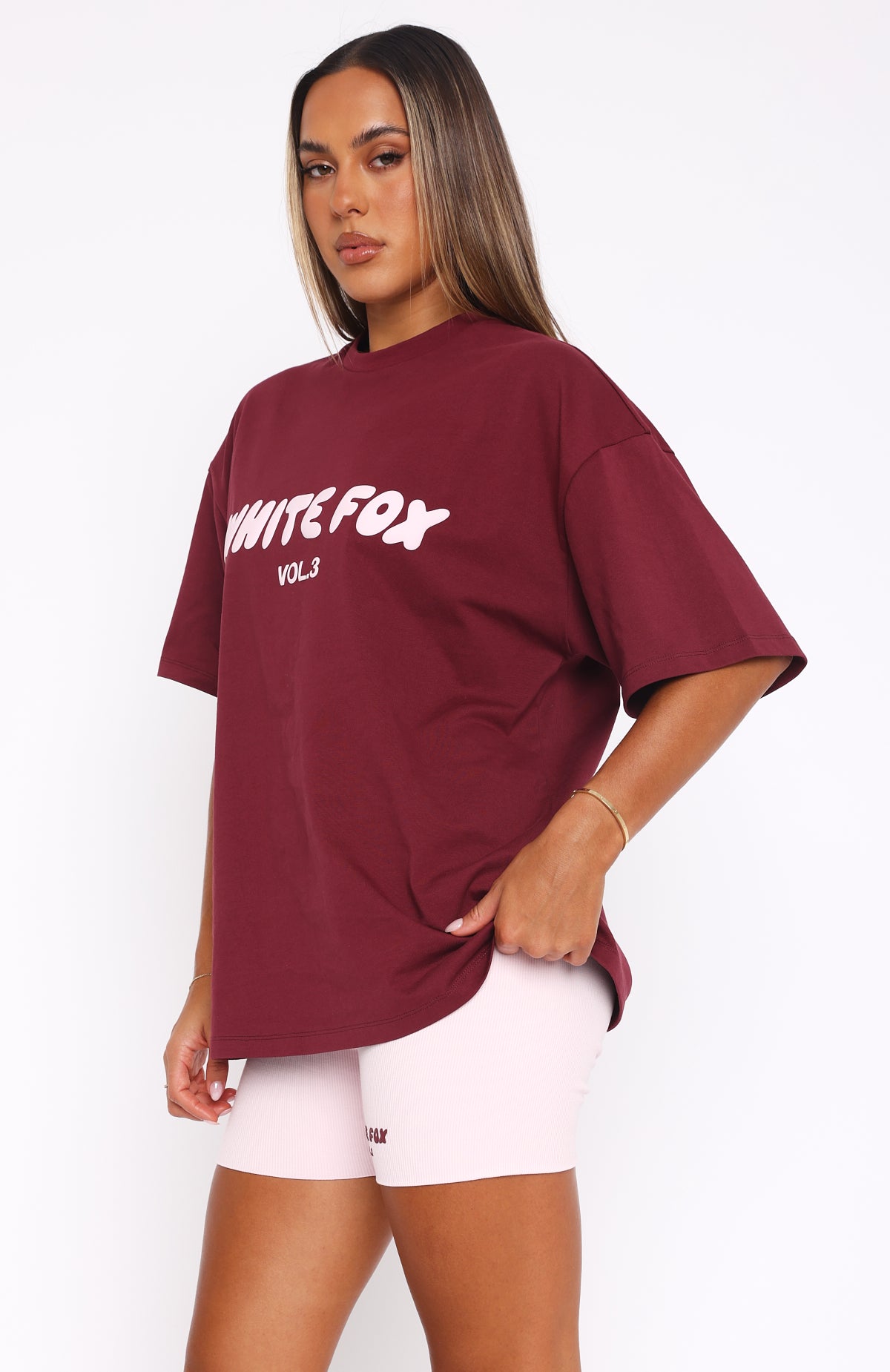 Premium Red Velvet Oversized Tee - Ultimate Comfort