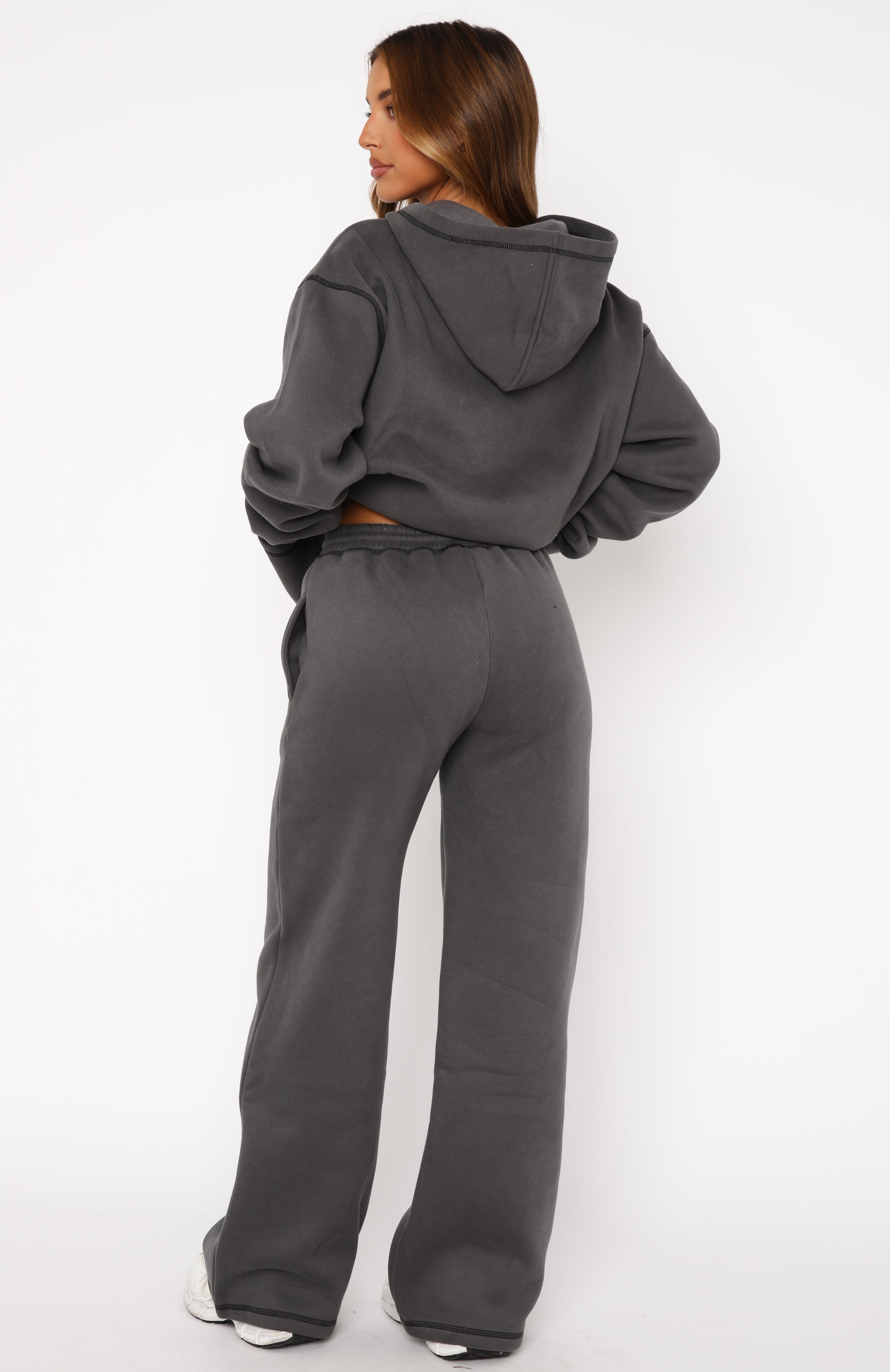 Premium Wide Leg Sweatpants - Charcoal | Ultimate Comfort & Style