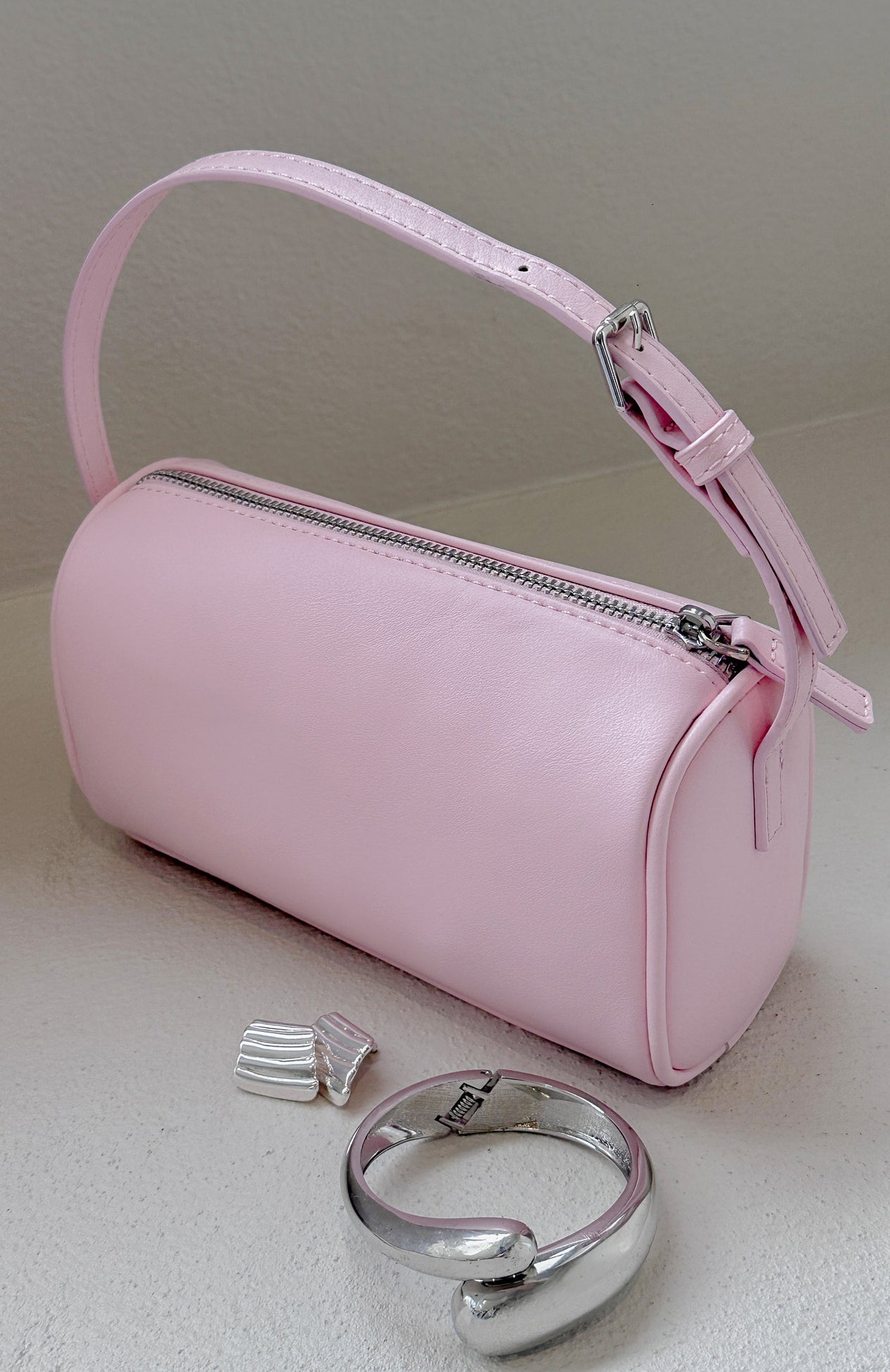 Ultimate Baby Pink Top Handle Bag - Never Miss Collection