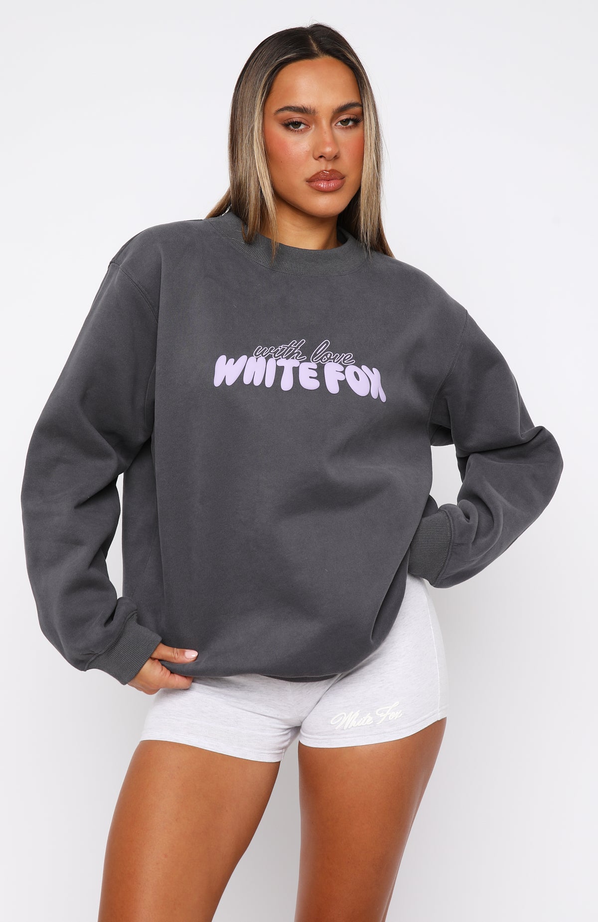 Ultimate Comfort With Love Forever Oversized Sweater - Volcanic Edition