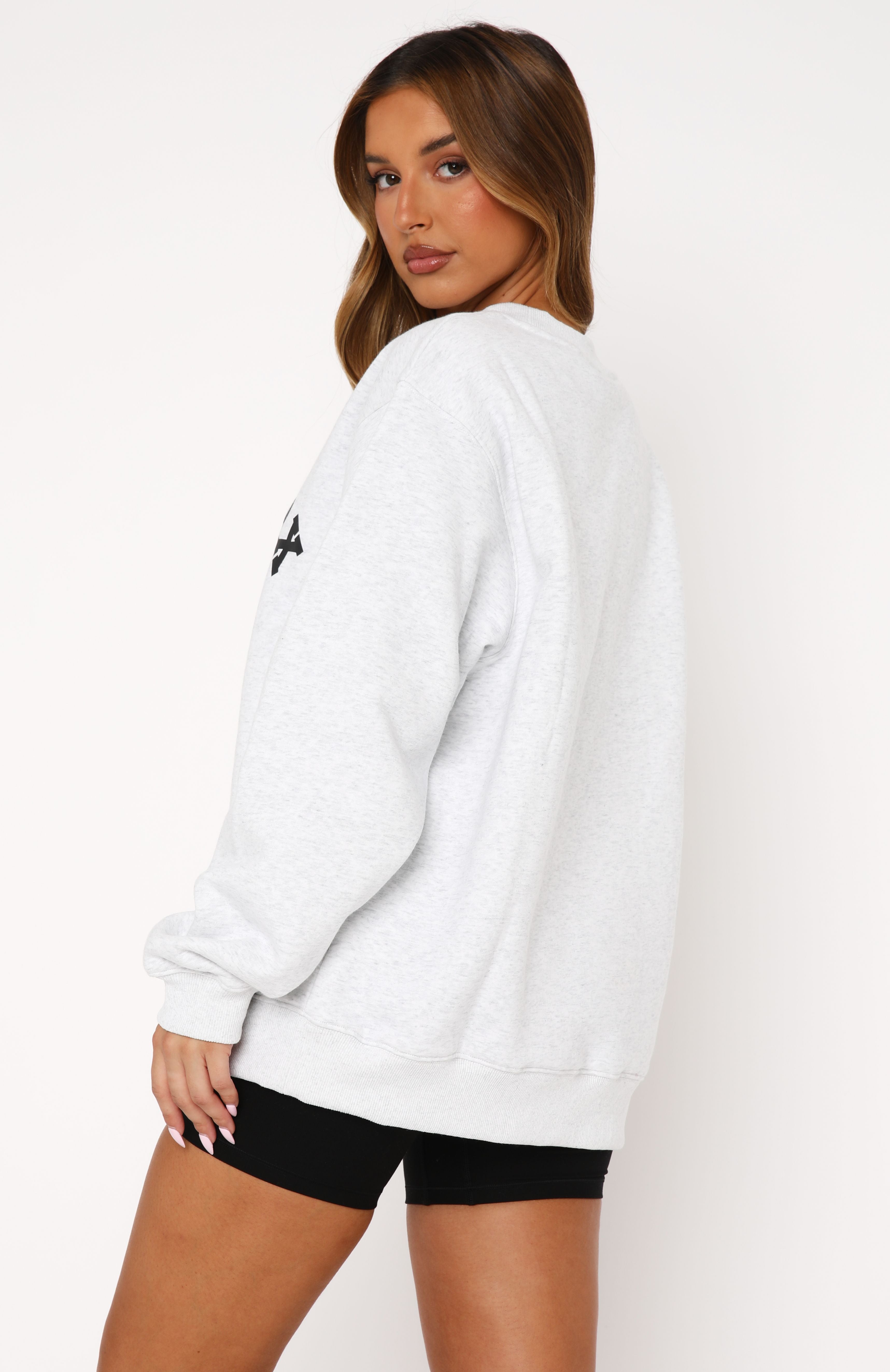 Premium Oversized Grey Marle Sweater - Ultimate Comfort