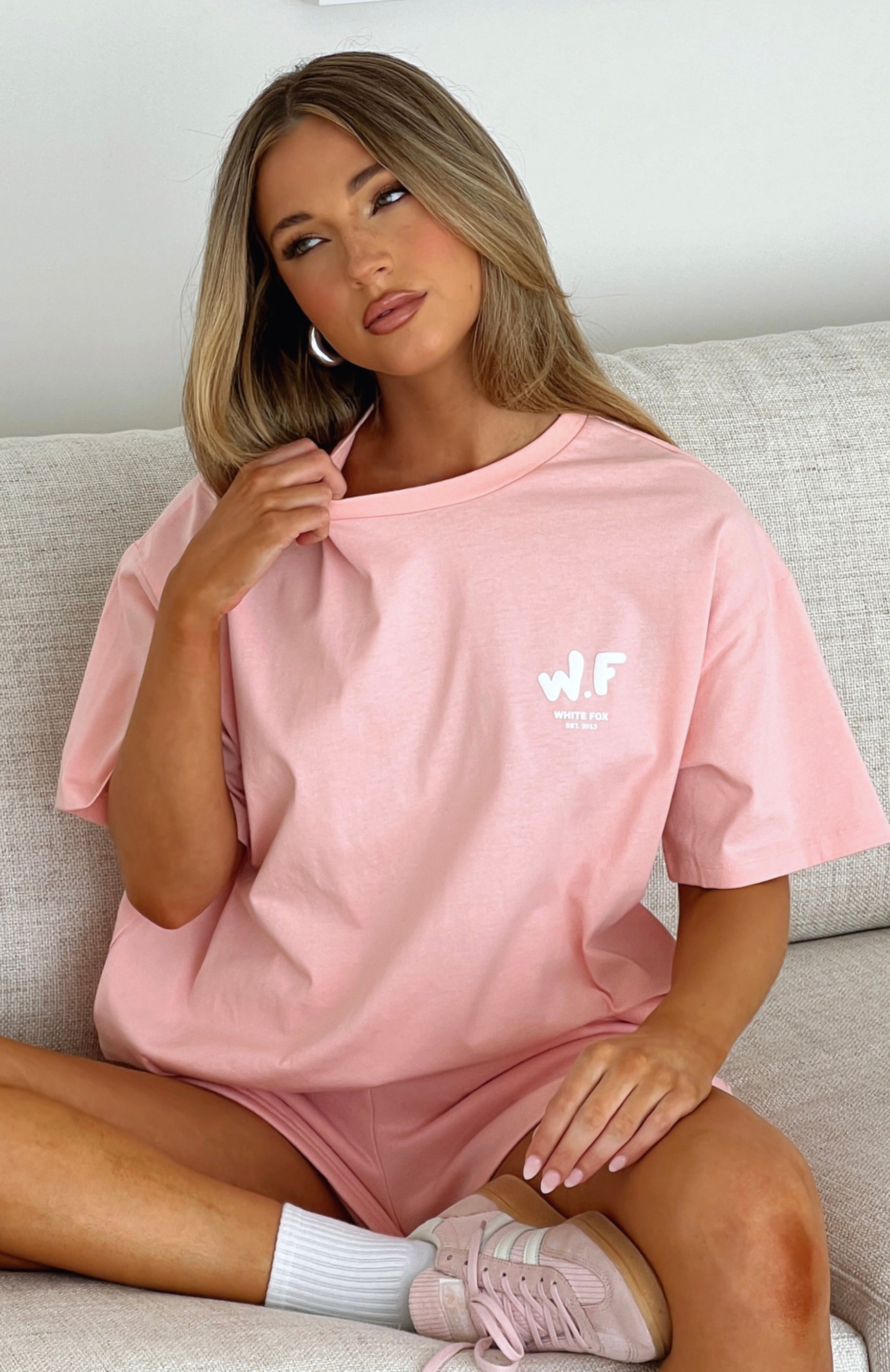 Ultimate Comfort Oversized Tee - Soft Pink