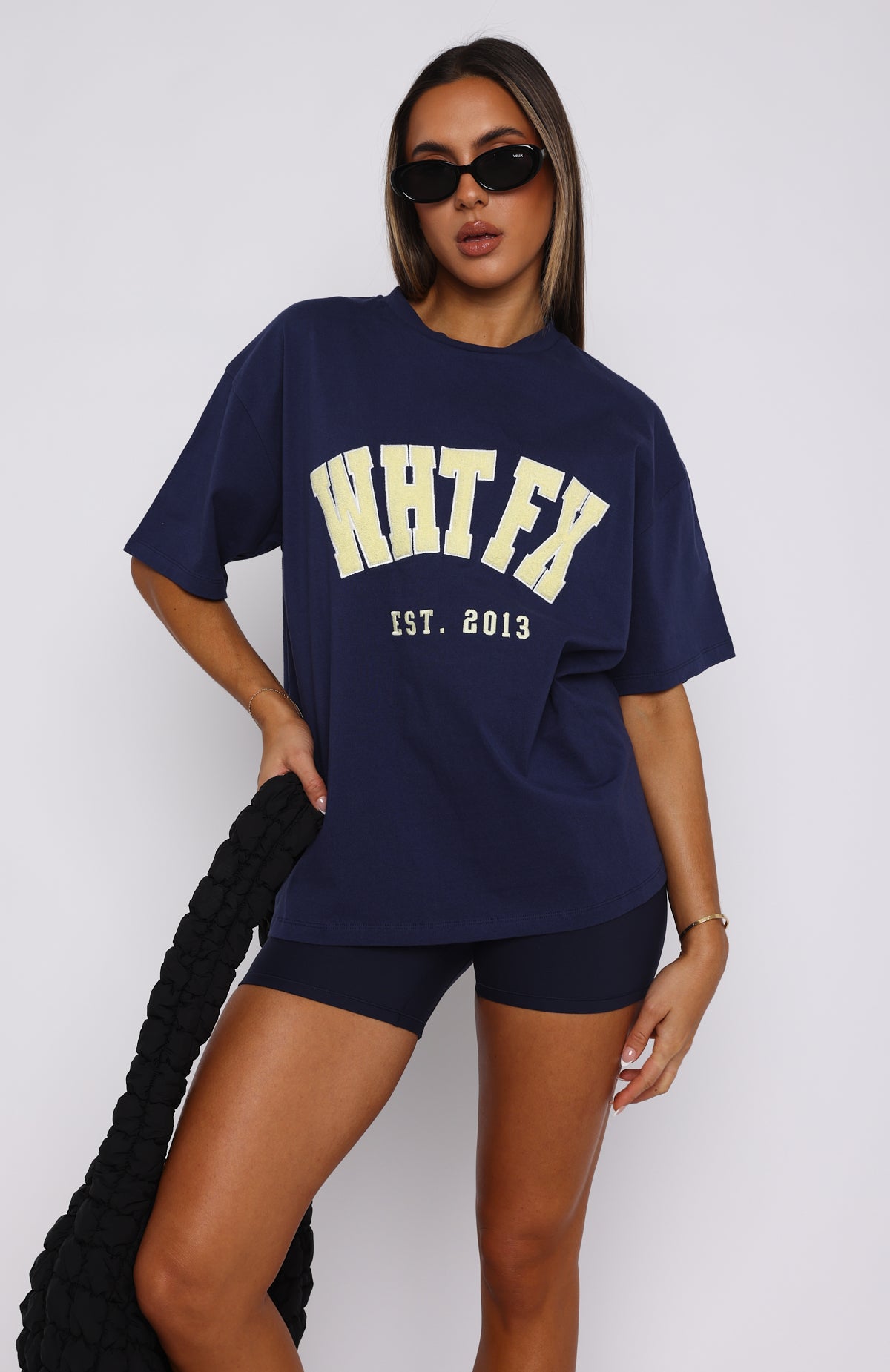 Premium Give It Away Oversized Tee Navy - Ultimate Comfort & Style