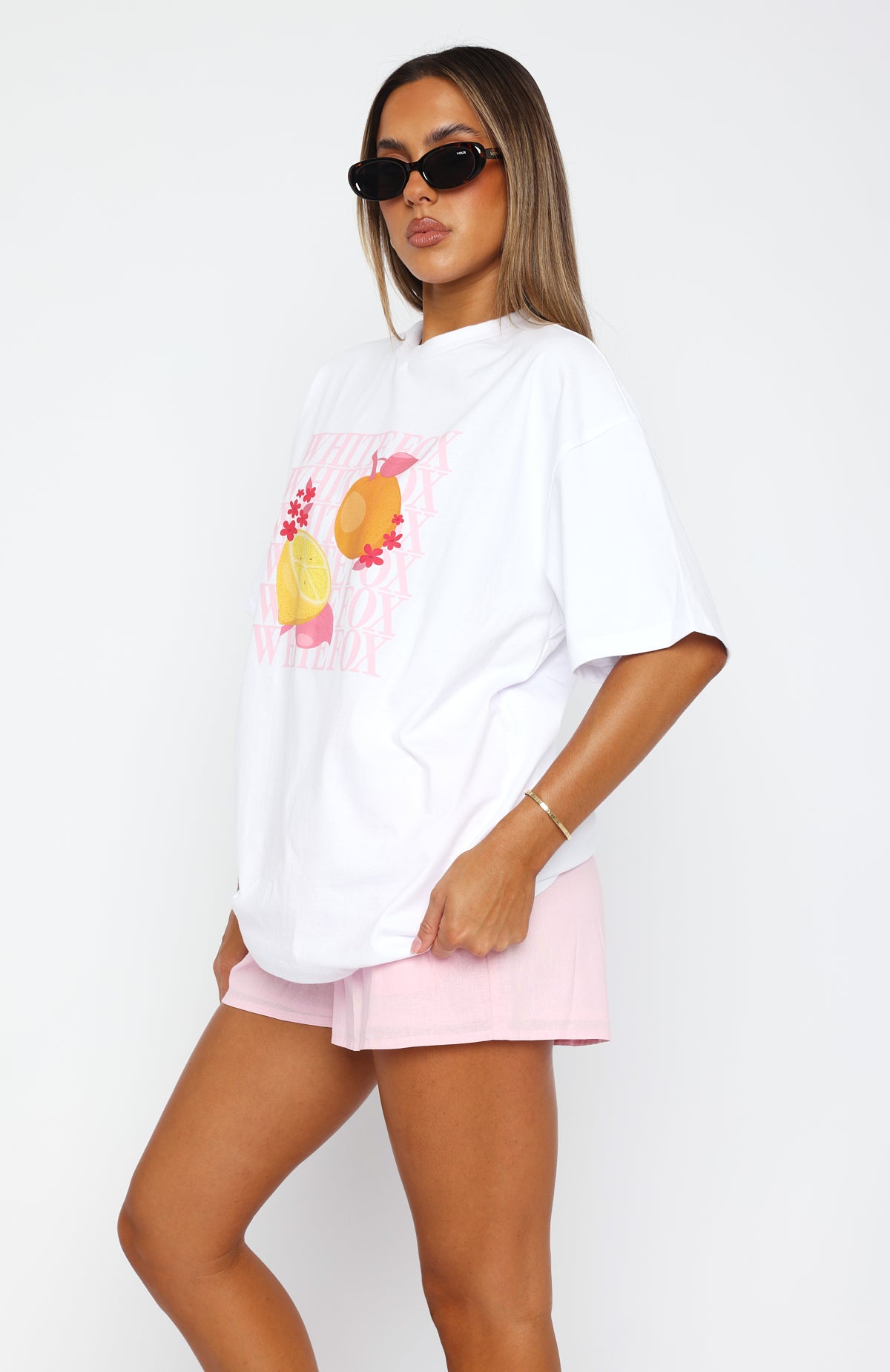 Premium Oh So Sweet Oversized Tee - Ultimate Comfort in White