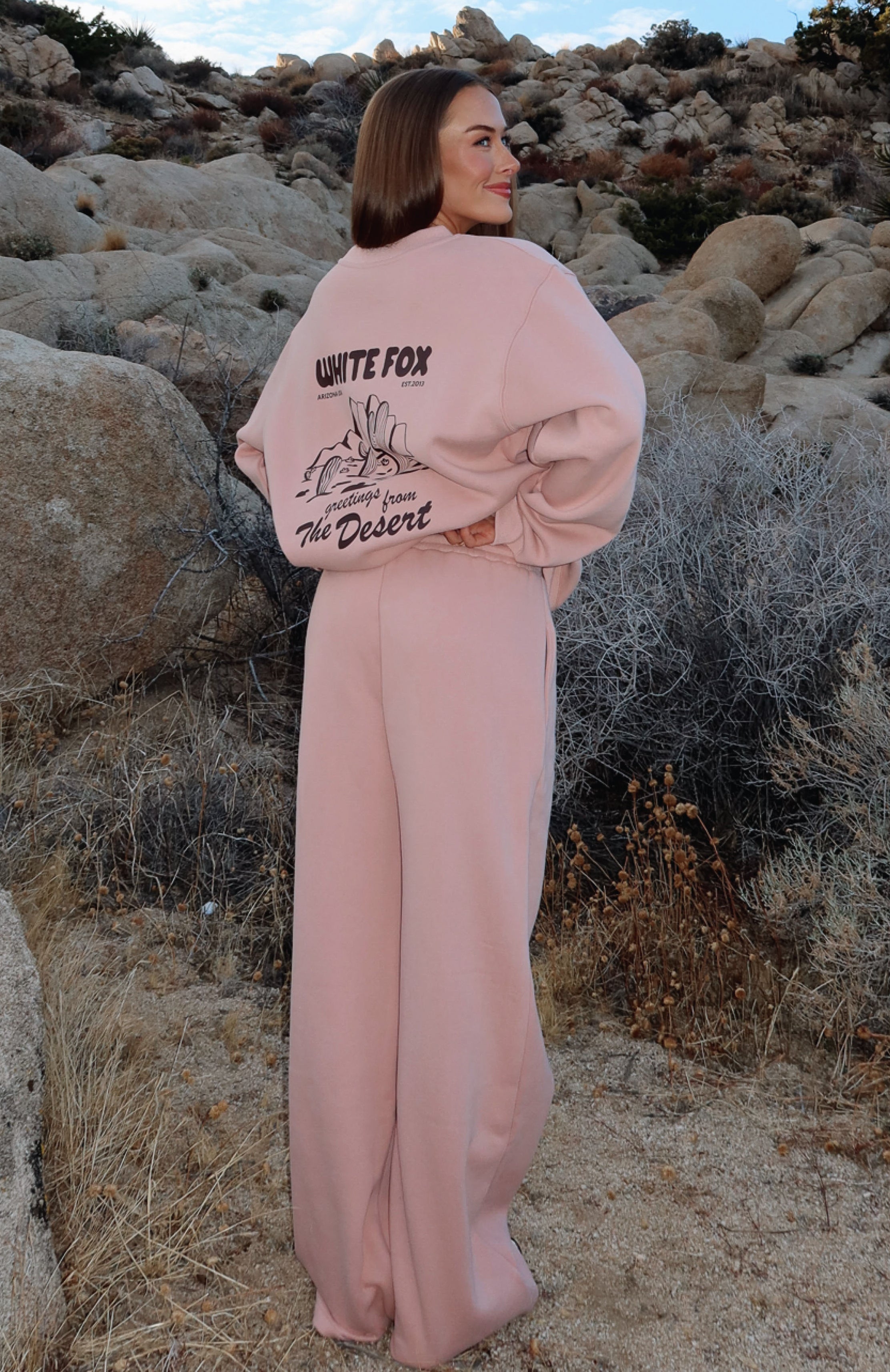 Premium In The Desert Oversized Sweater - Desert Pink