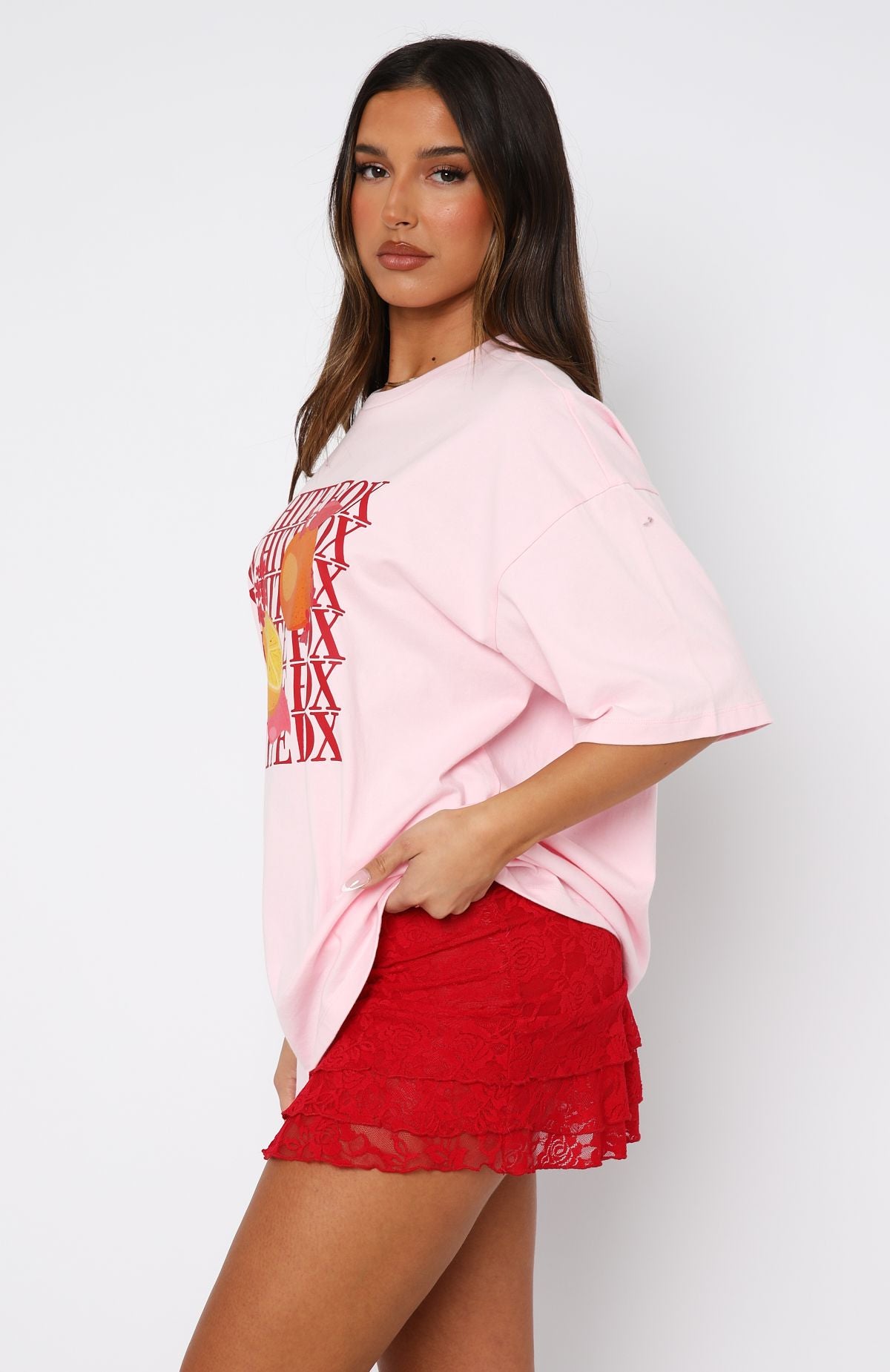 Ultimate Oh So Sweet Oversized Tee - Pink Bliss