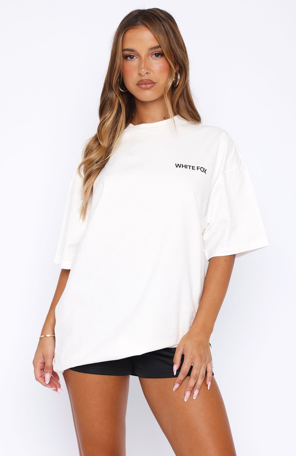 Premium Core Classic Oversized Tee - Ultimate Comfort in White