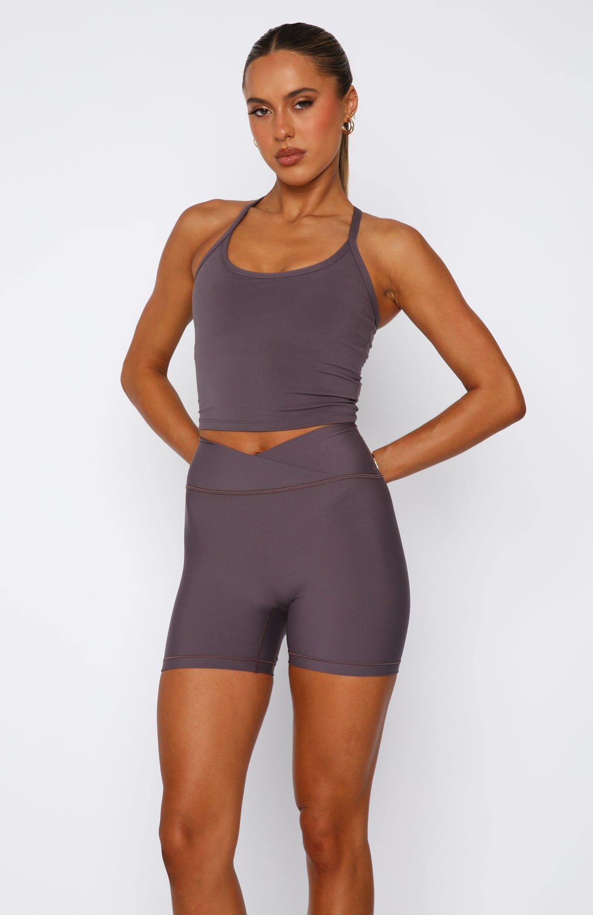 Premium Balance High Waisted Shorts - Haze Edition