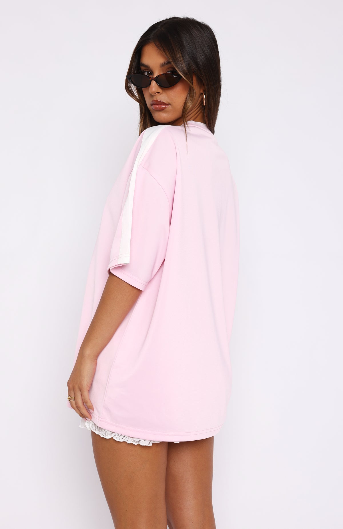 Premium Oversized Pink Jersey - Go For The Shot