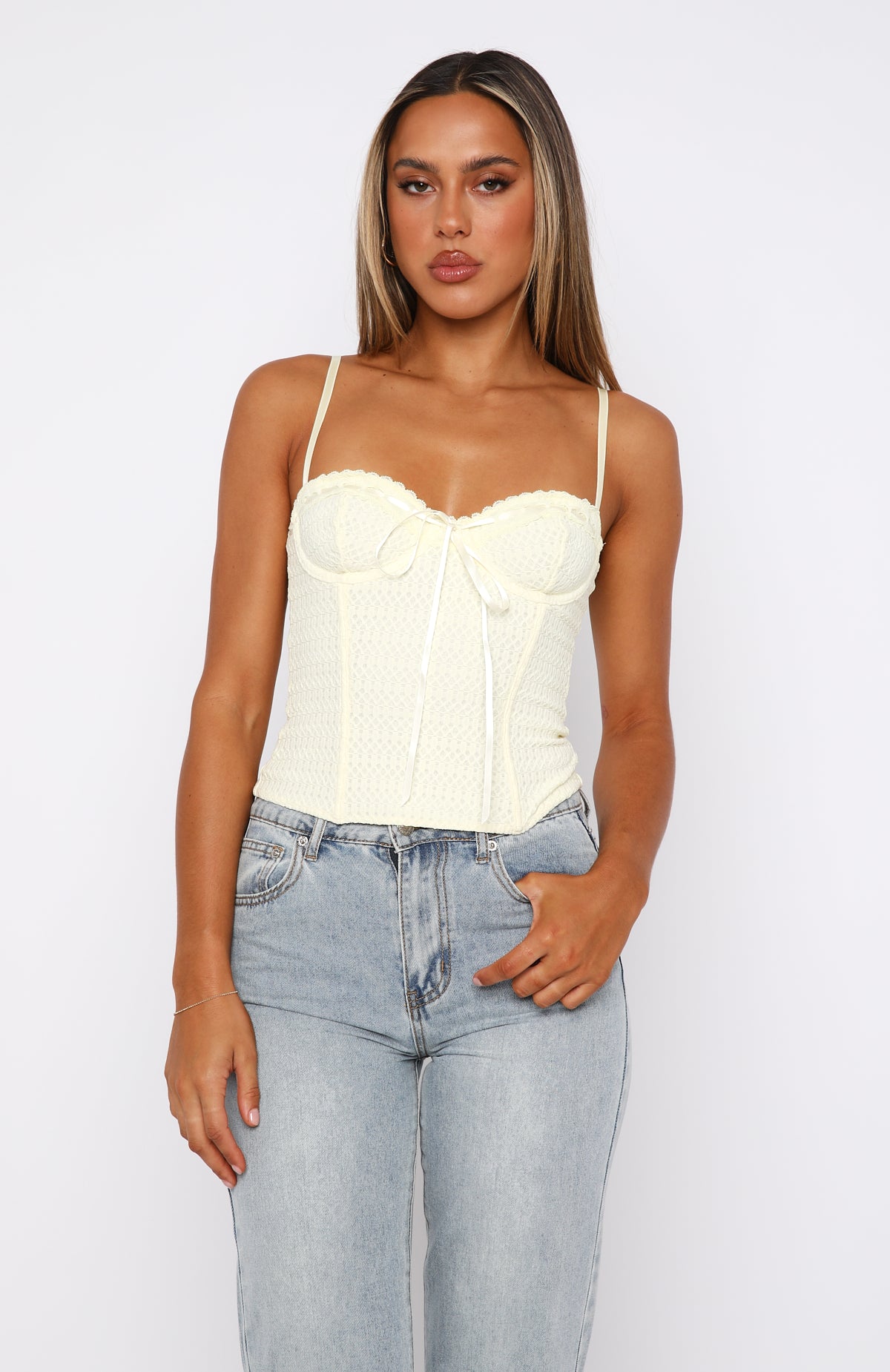 Ultimate Flirty Lemon Bustier