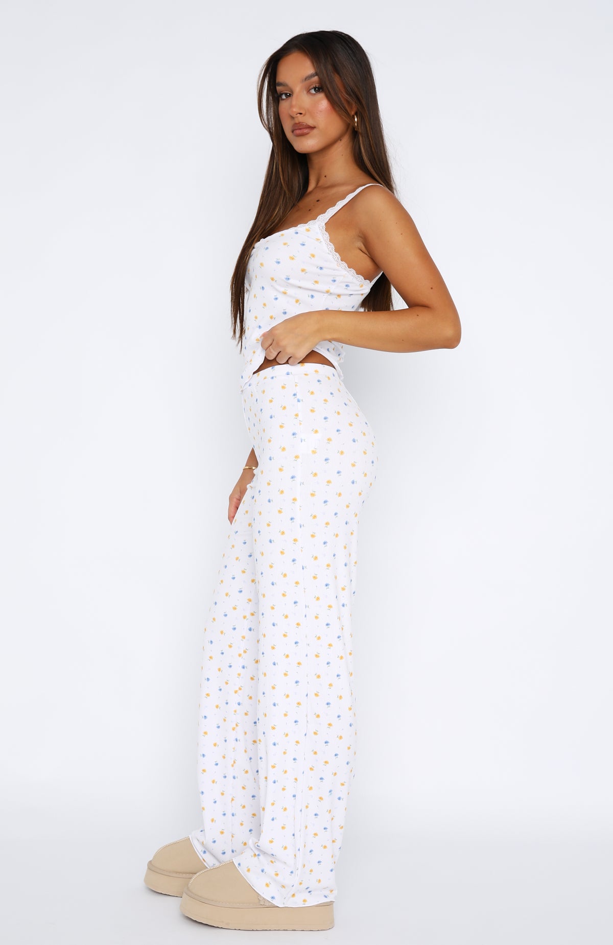 Premium Blissful Dreams Buttercup Floral Pyjama Set