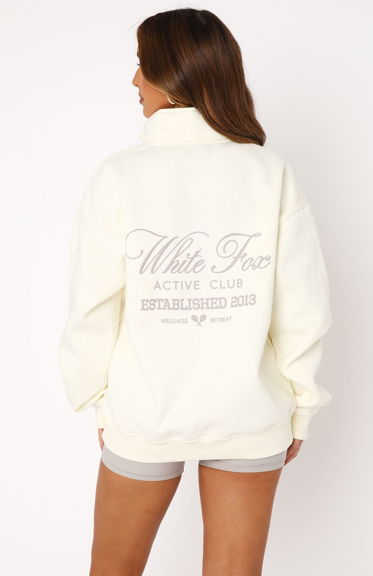 Ultimate Comfort Blind Sided Zip Sweater - Off White