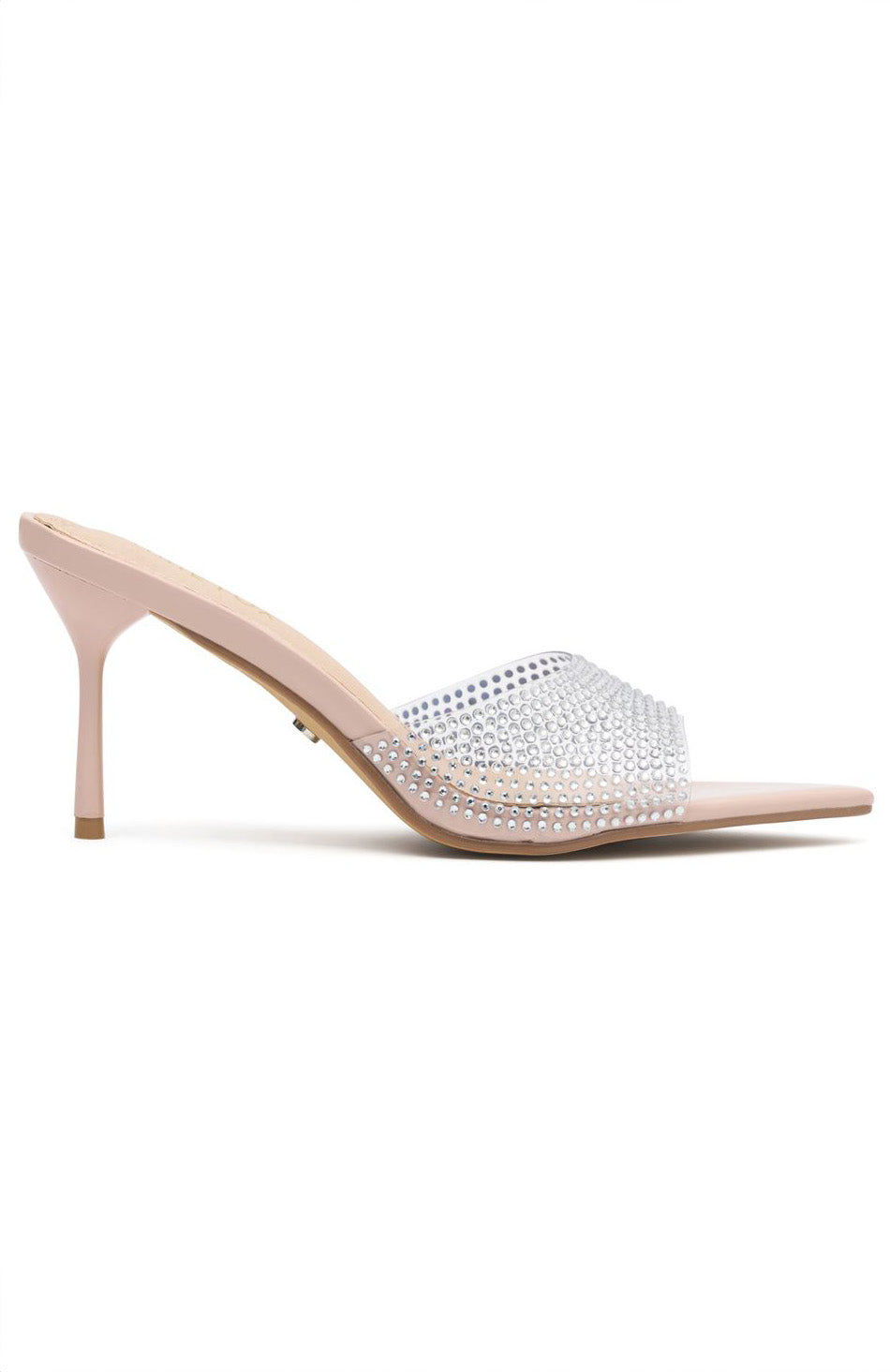 Premium Nude Patent Diamante Heels - Ultimate Style Upgrade