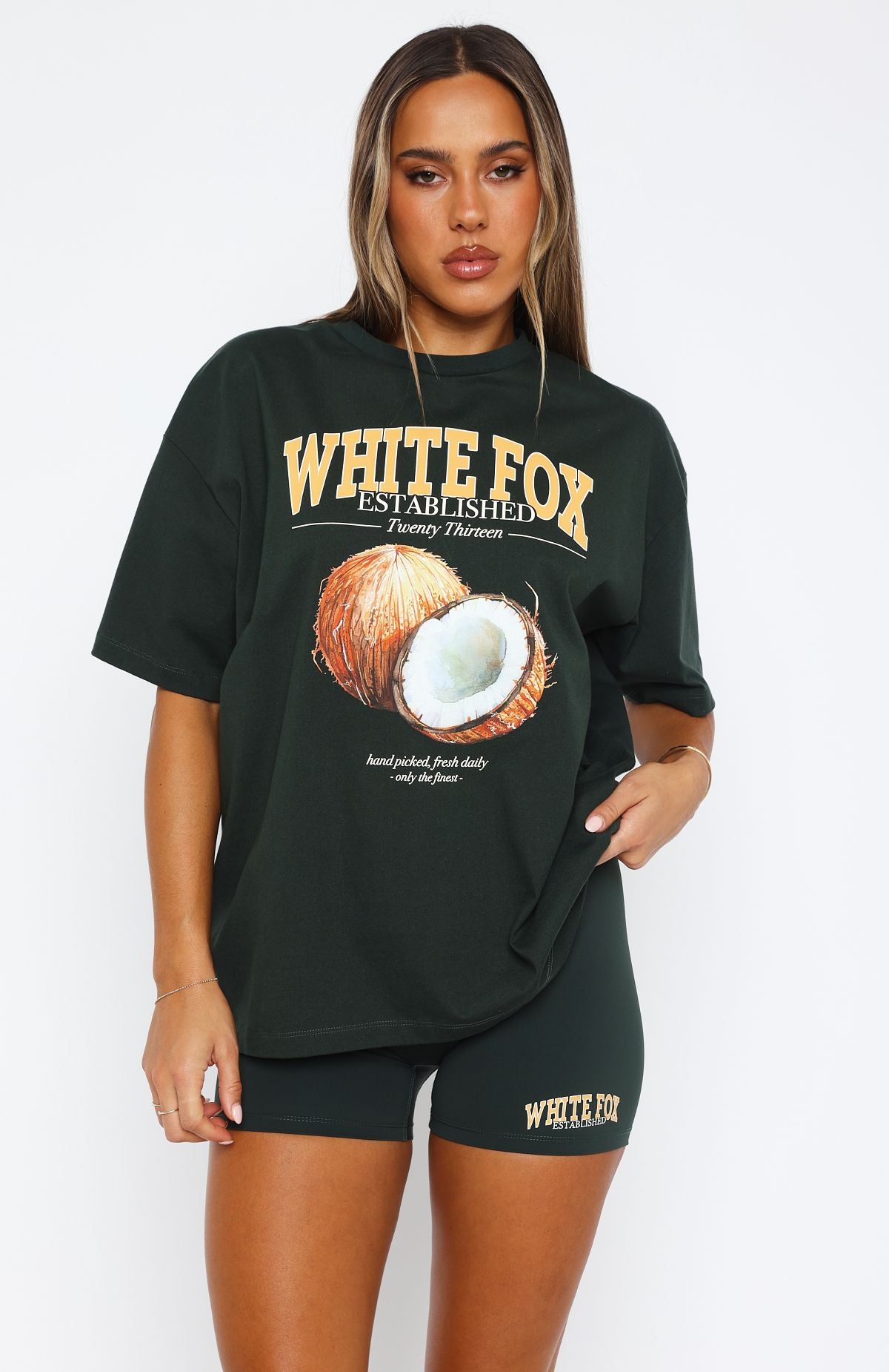 Premium That Island Time Oversized Tee - Dark Green | Ultimate Comfort & Style