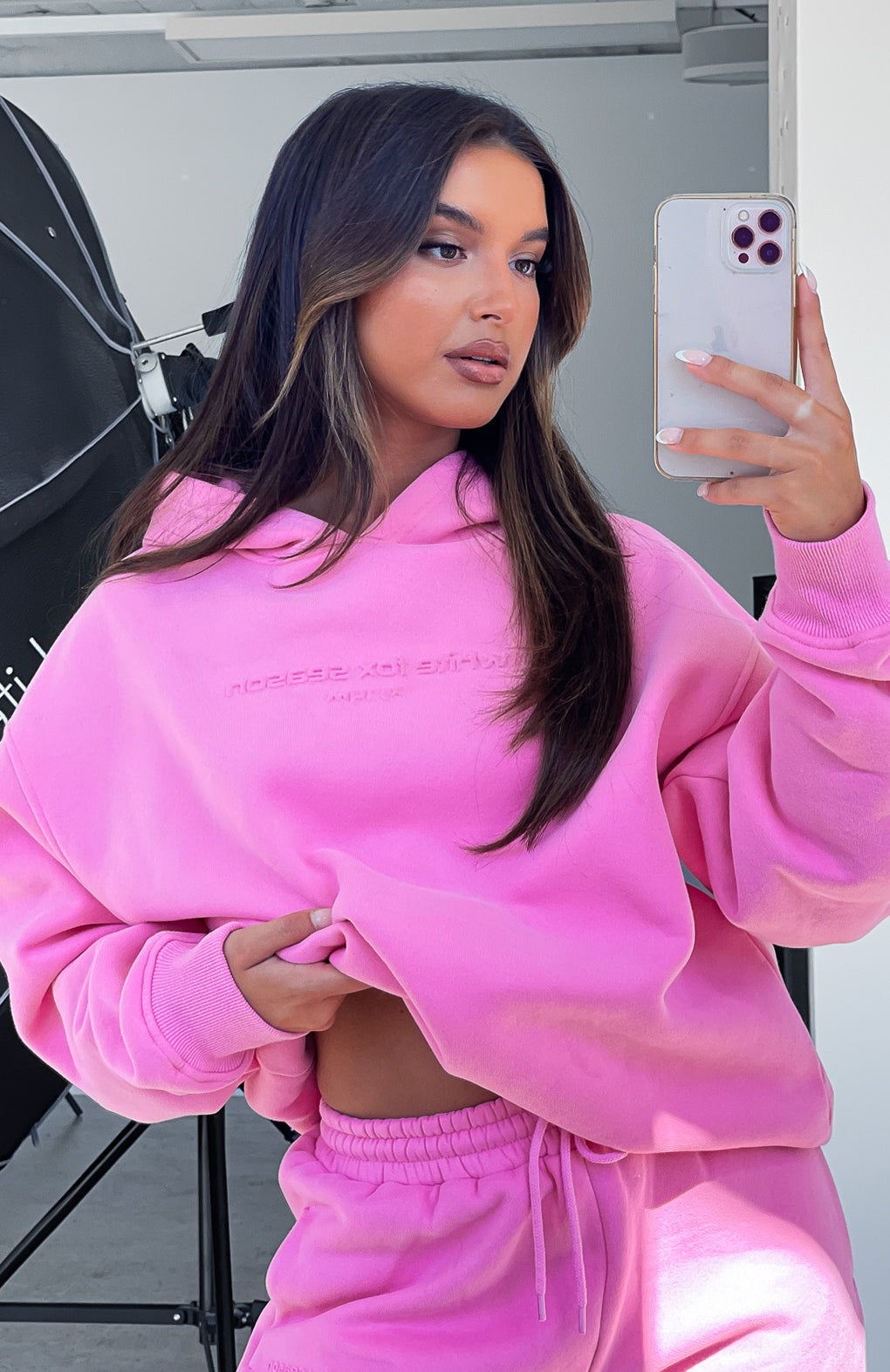Ultimate Comfort Candy Pink Oversized Hoodie