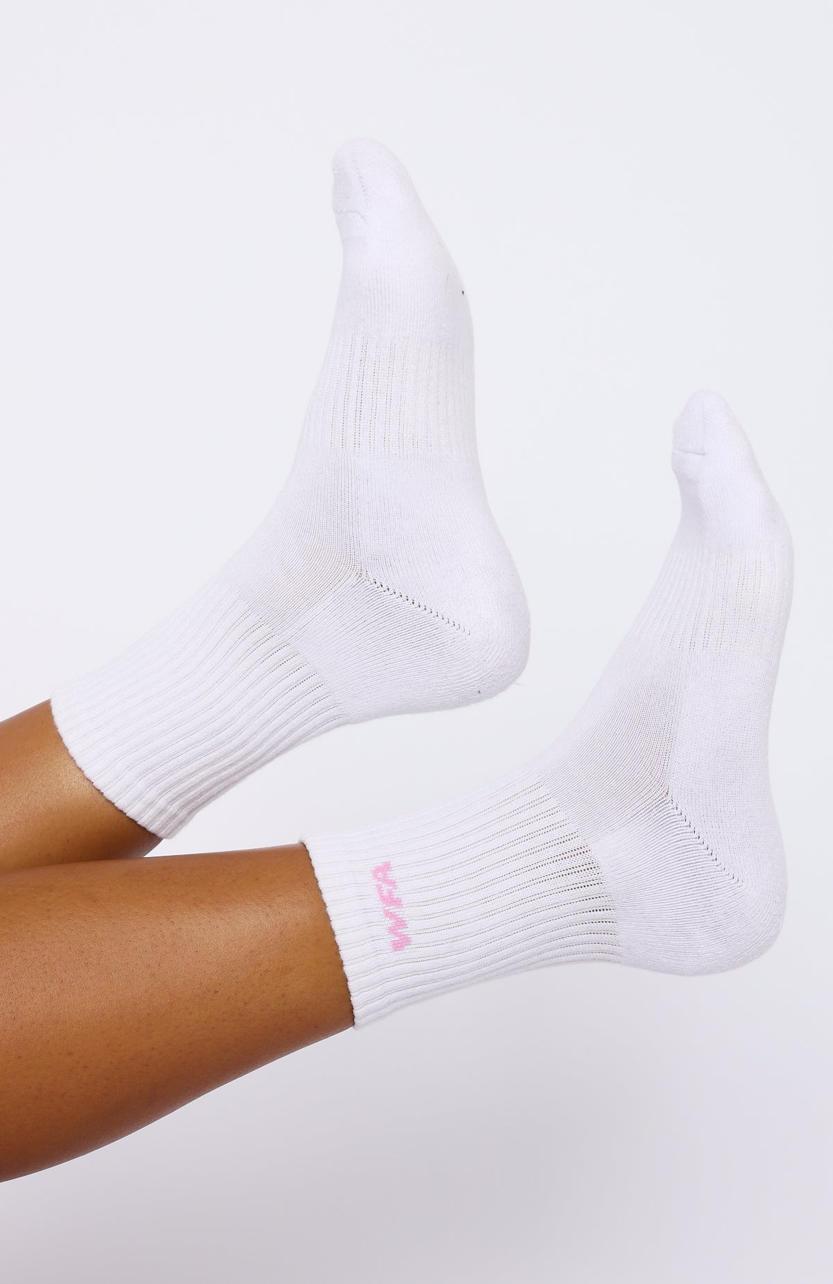 Premium WFA Performance Socks - White/Pink
