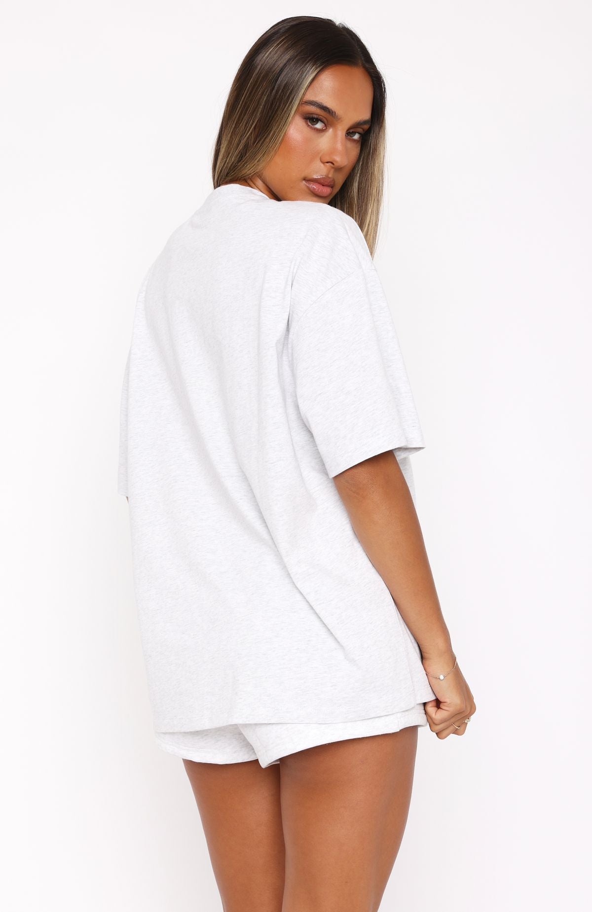 Ultimate Capsule 9 Star Of The Moment Oversized Tee - Grey Marle