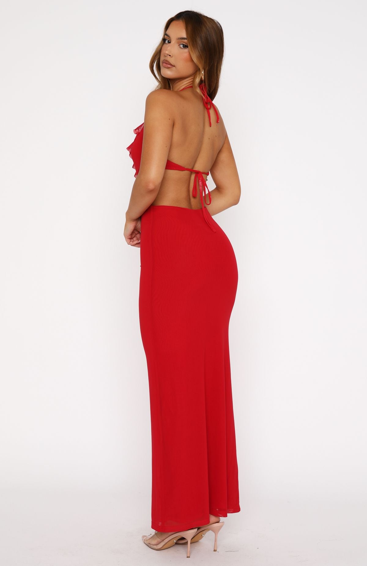 Ultimate Elegance: Premium Red Maxi Dress