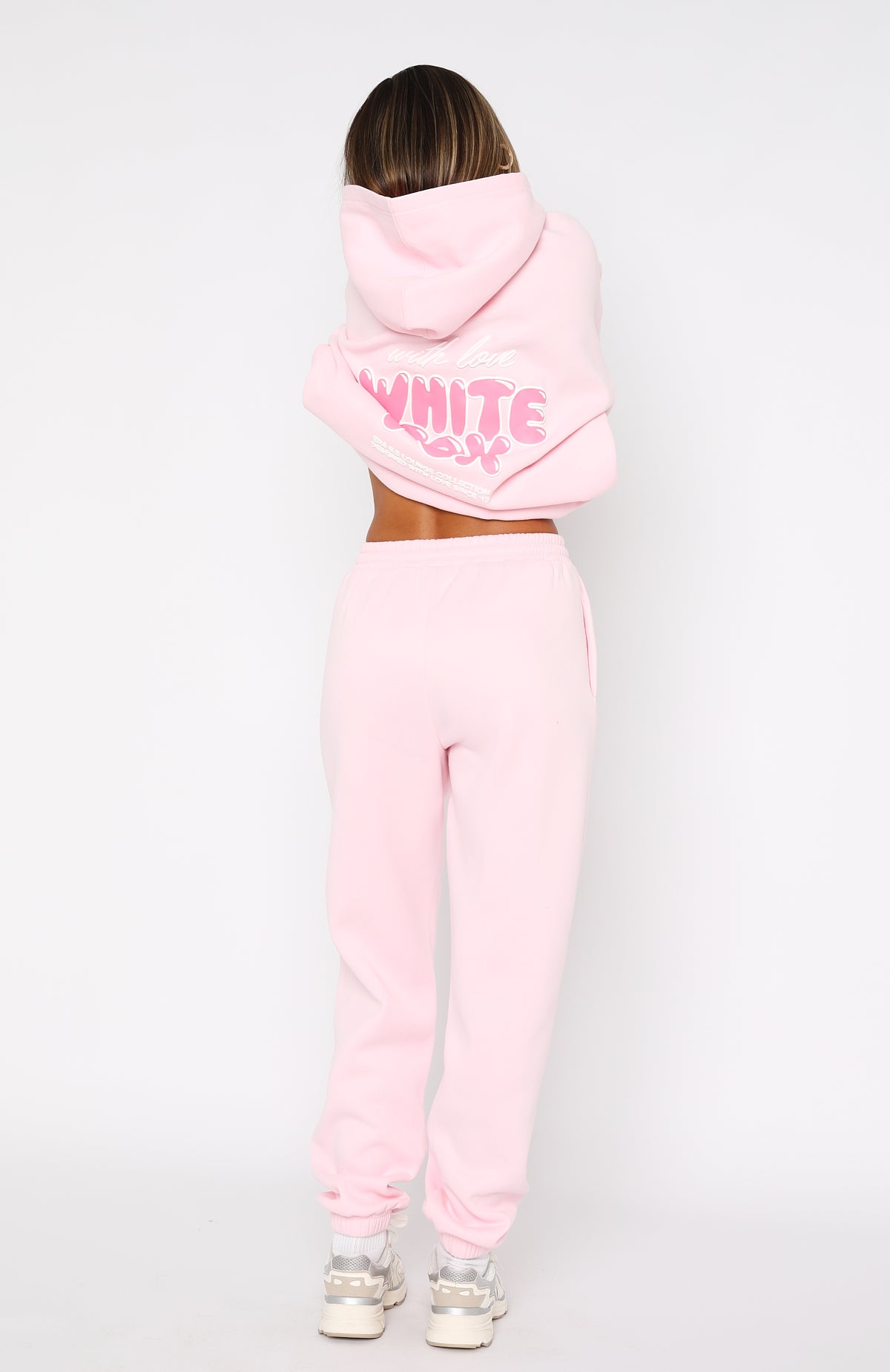 Premium With Love Always Baby Pink Sweatpants