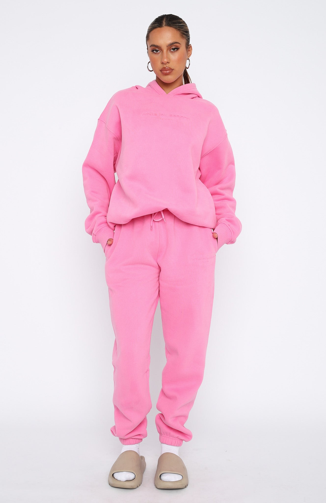 Ultimate Comfort Candy Pink Oversized Hoodie