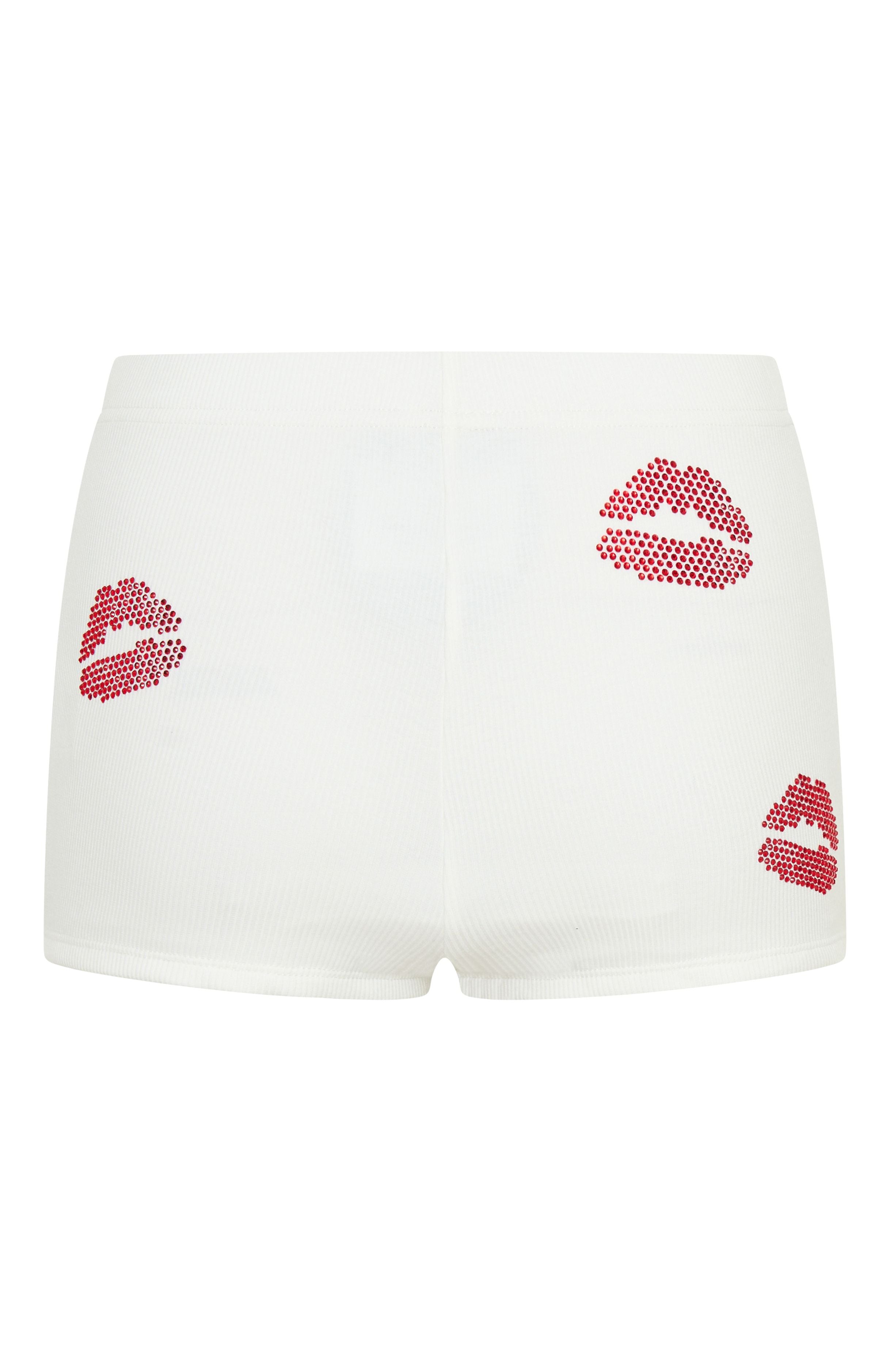 Ultimate White Booty Shorts - Pepper You In Kisses