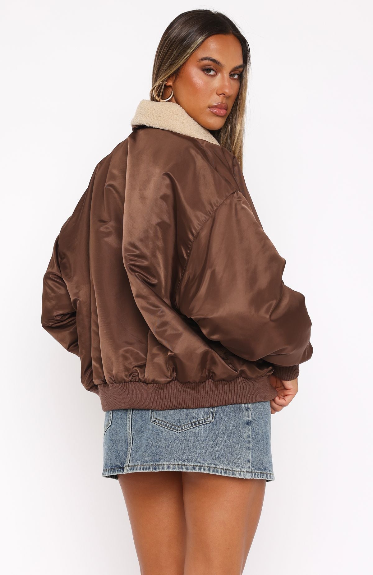 Premium No Airtime Bomber Jacket - Chocolate Edition