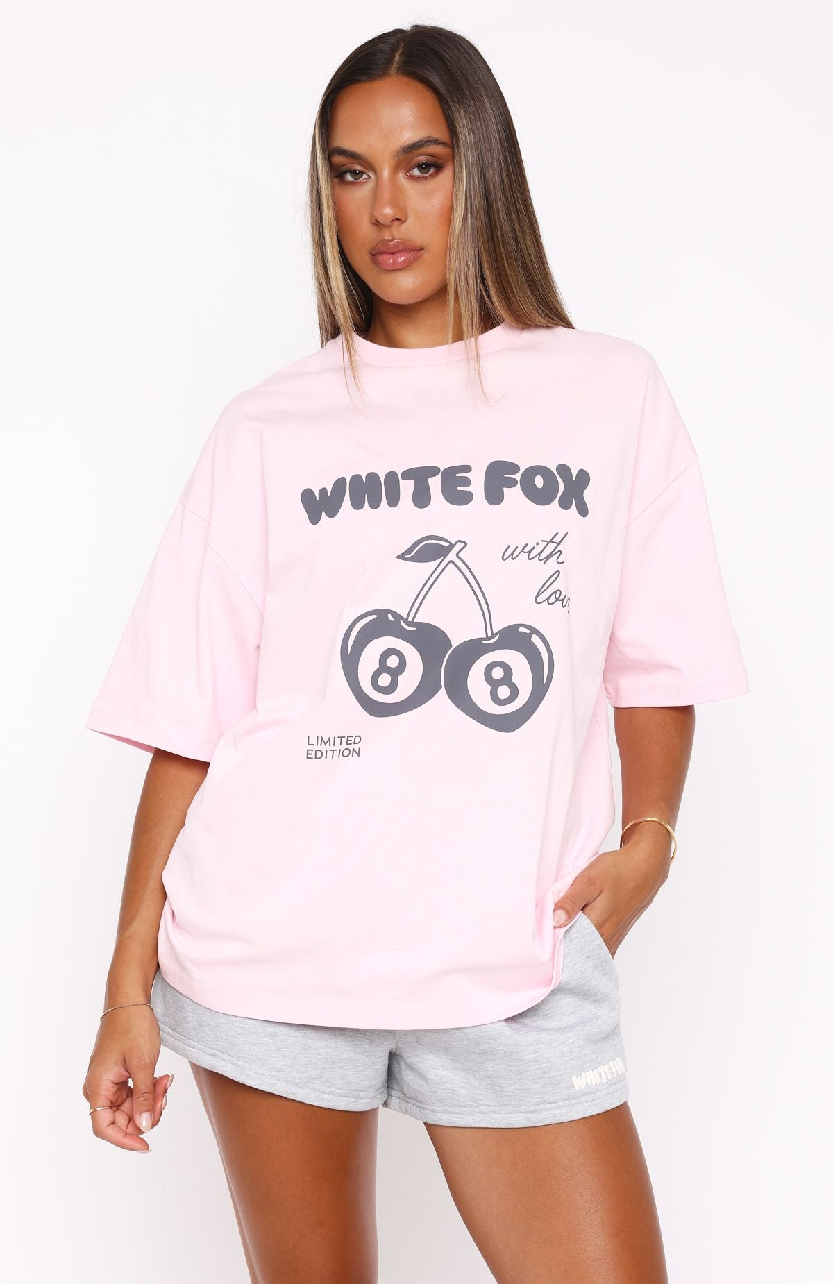 Ultimate Comfort With Love Oversized Pink Tee