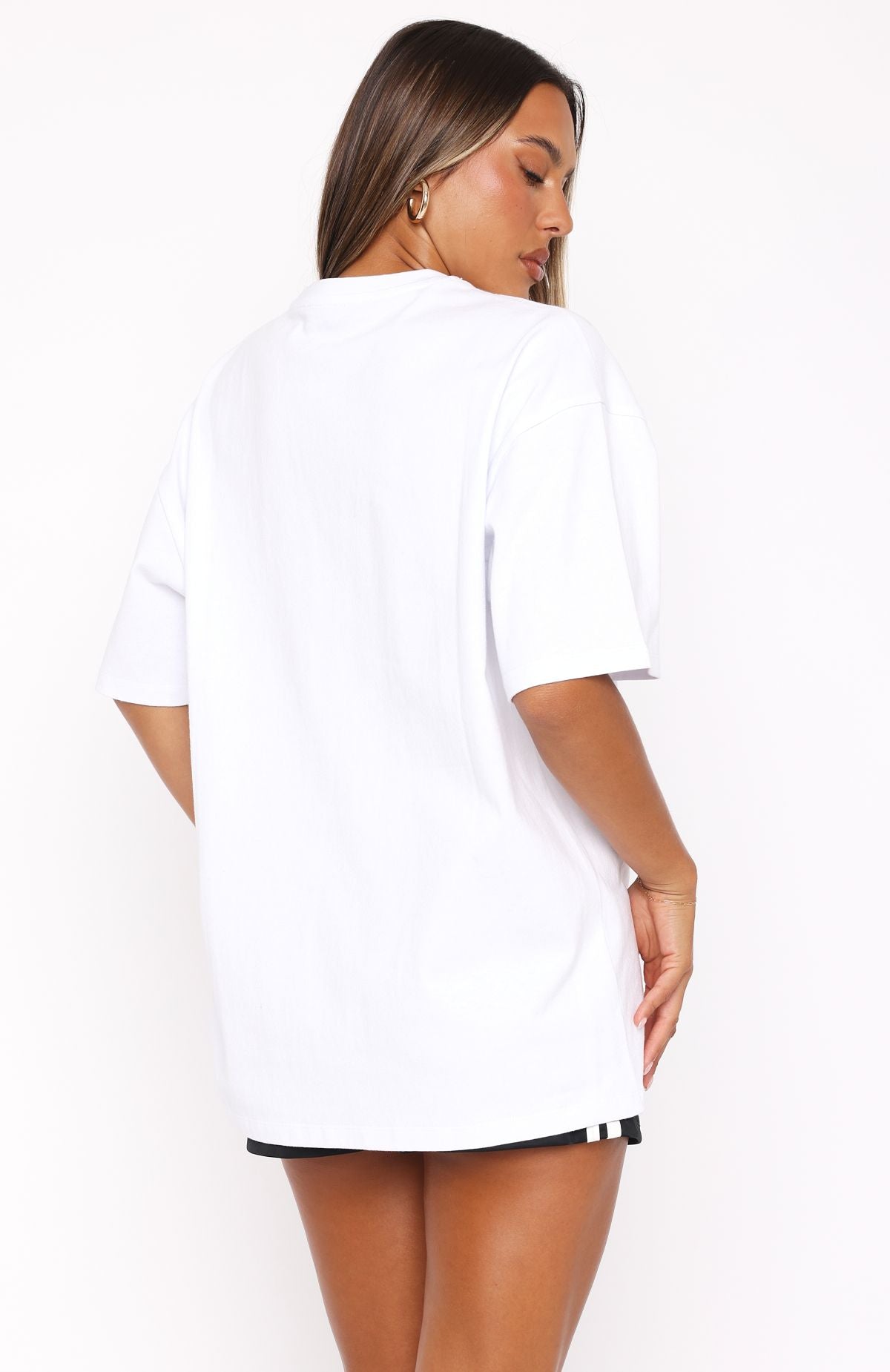 Premium Studio Classic Oversized Tee - Ultimate Comfort White