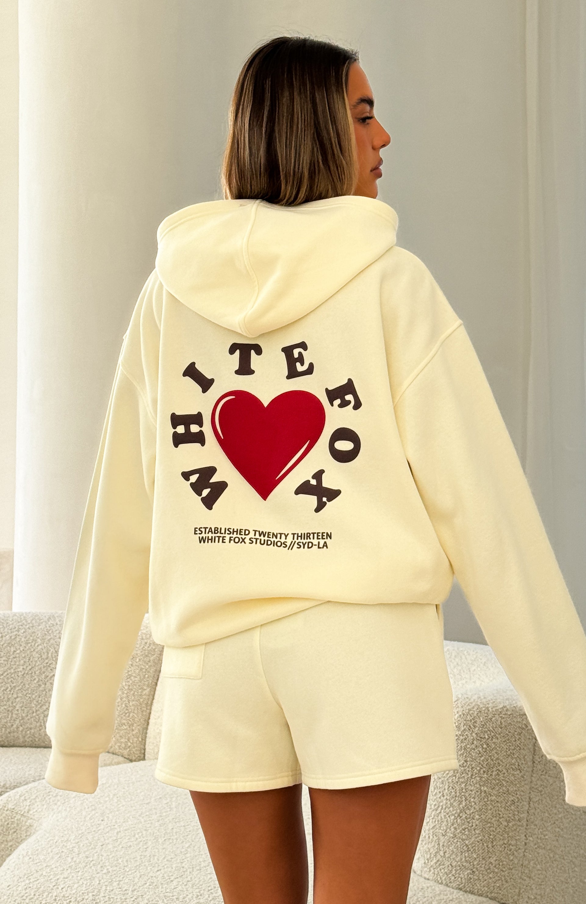 Premium We Don't Talk Anymore Oversized Hoodie - Ultimate Comfort in Cream