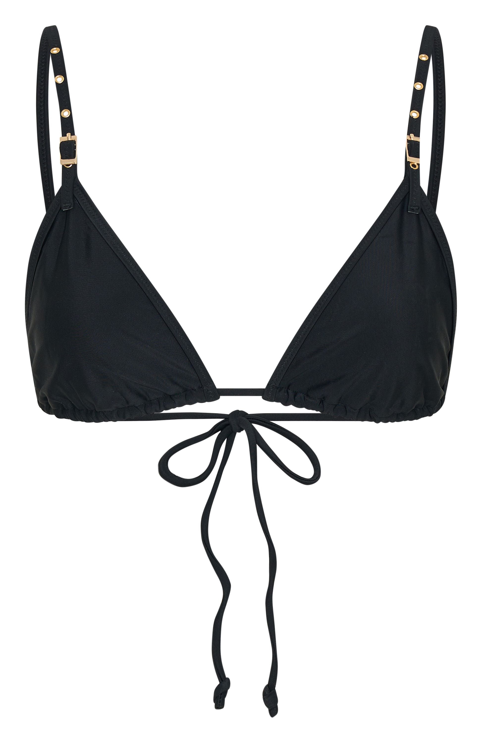 Premium Hotline Bikini Top - Black