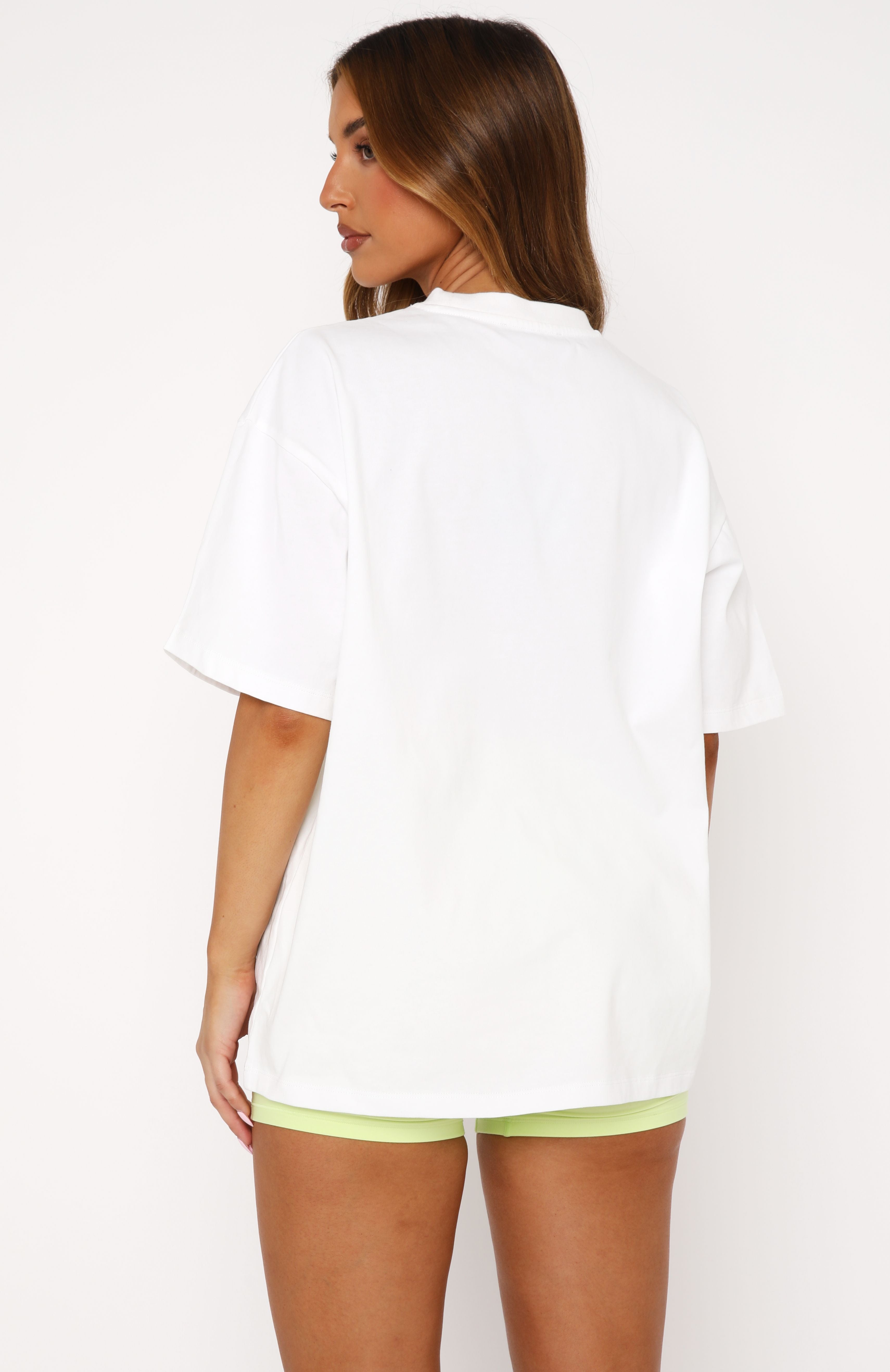 Ultimate Oversized Cotton Tee - White Fox Active