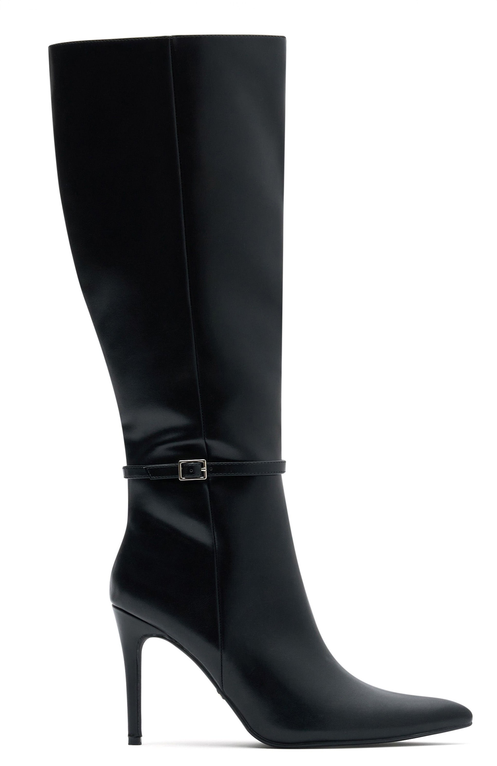 Ultimate Night Out: Premium Black Knee-High Stiletto Boots